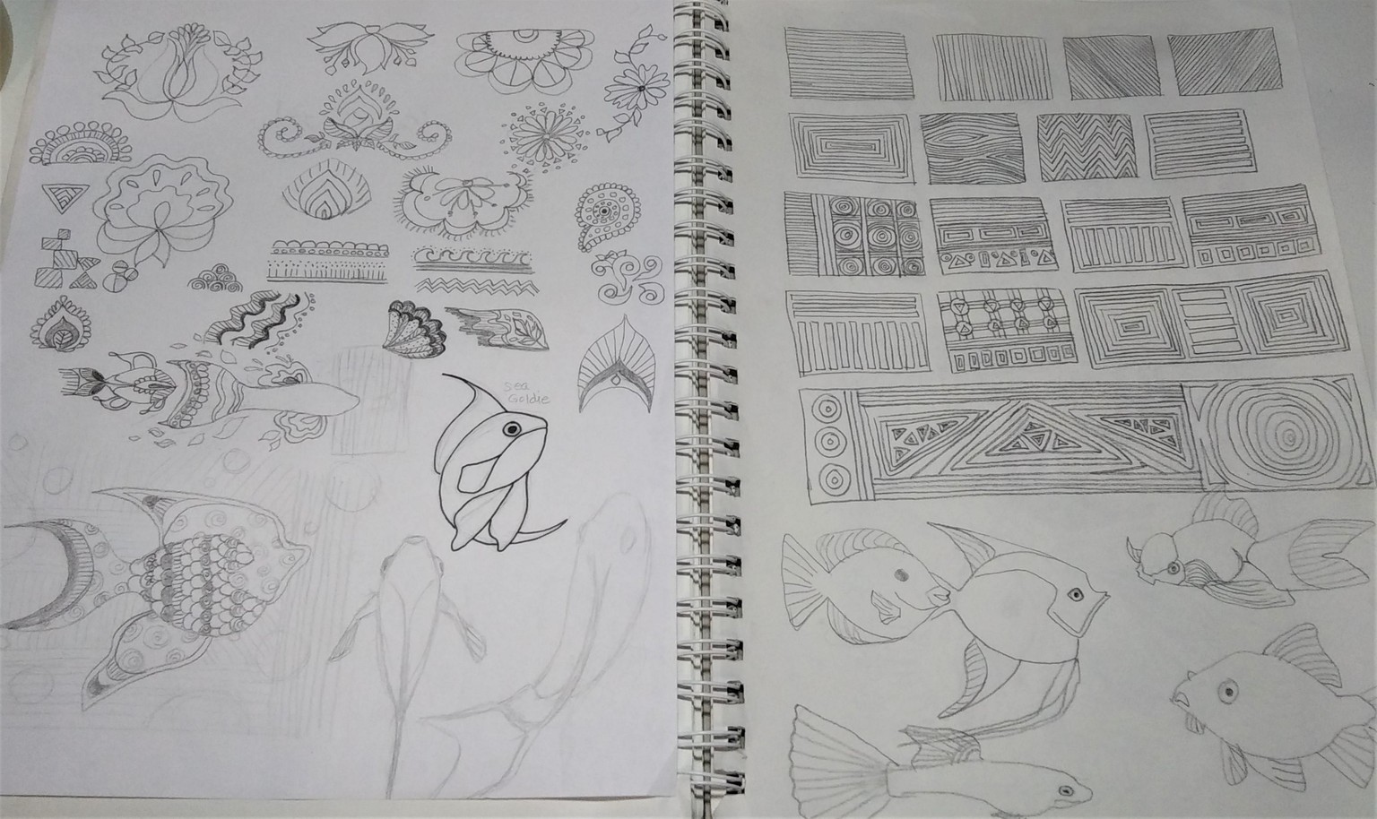 Folk Art Fish - image 3 - student project