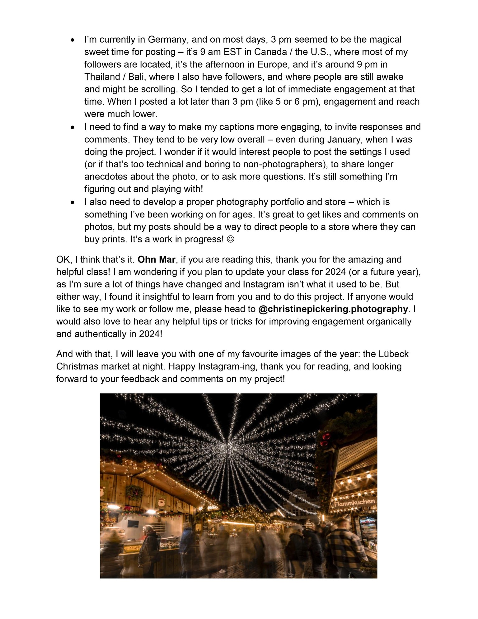 My Class Project and Reflections - image 7 - student project