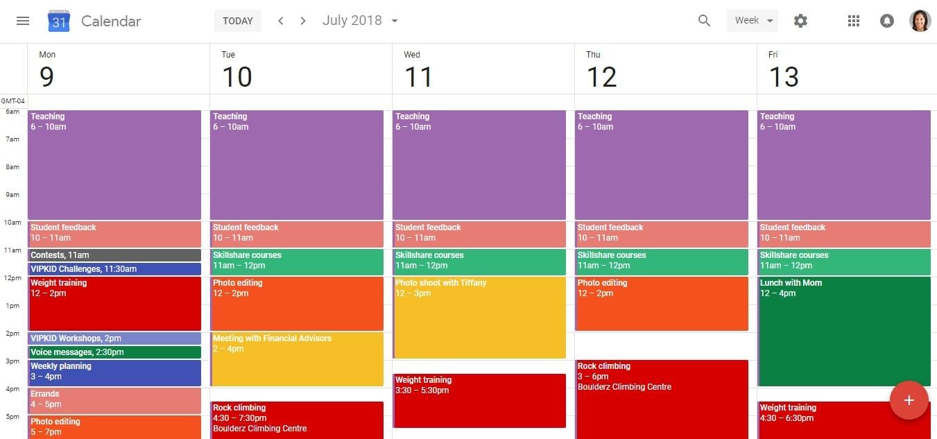 What My Ideal Work Week Looks Like - image 10 - student project