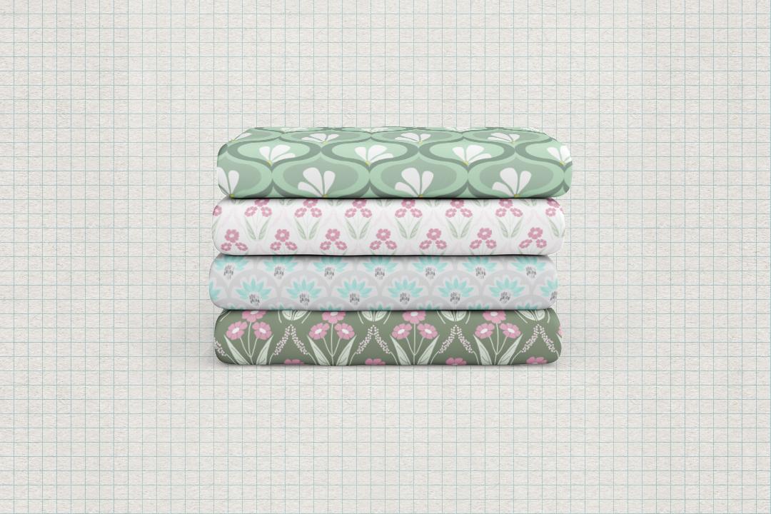 Modern Floral Art Deco Pattern - image 6 - student project