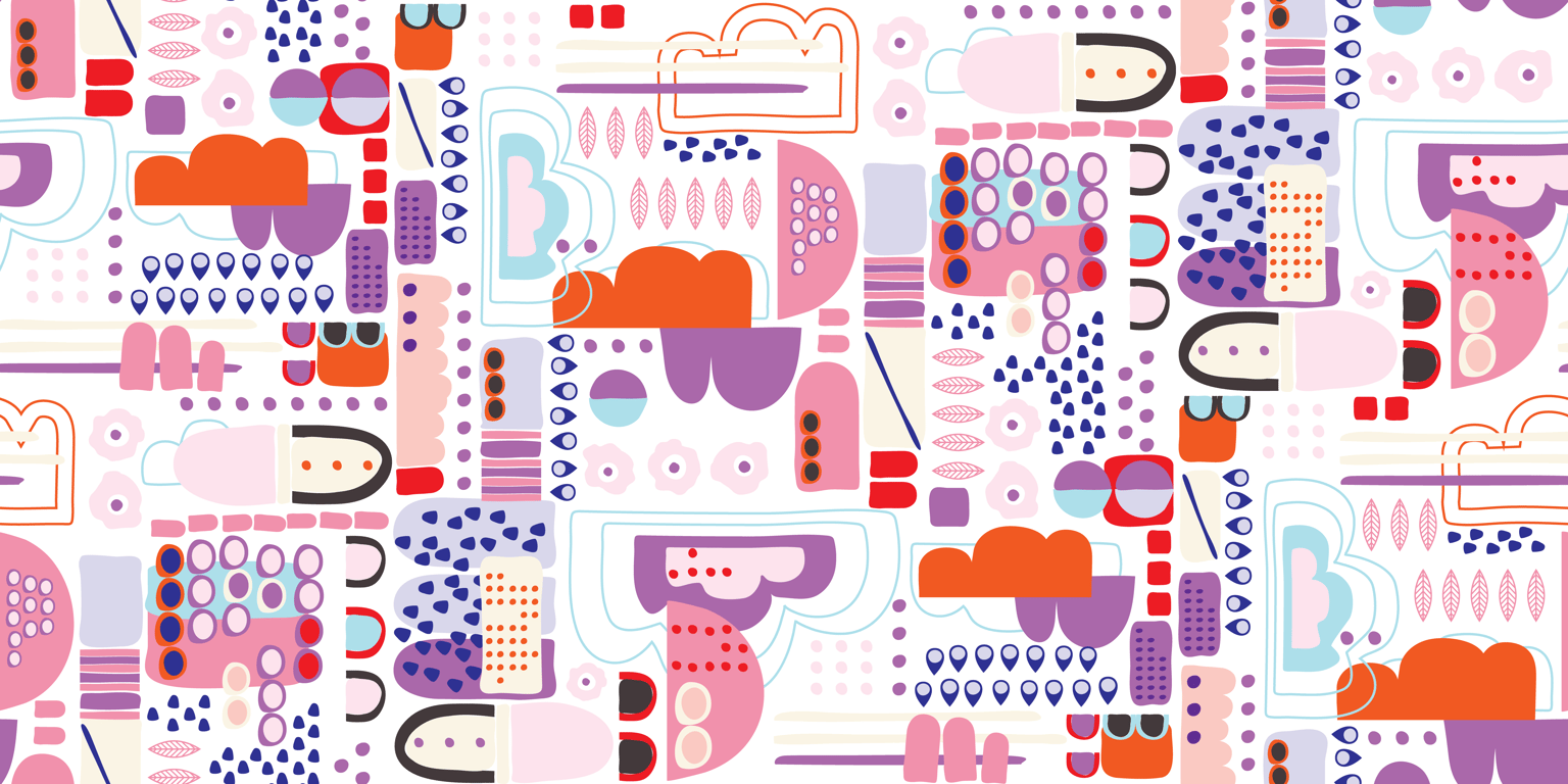 Abstract Half-Drop Pattern - image 2 - student project