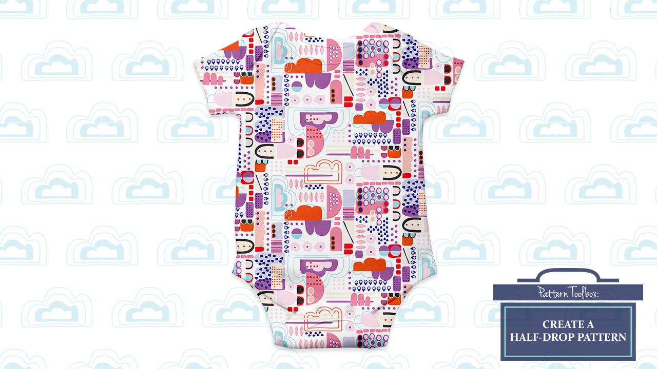 Abstract Half-Drop Pattern - image 3 - student project