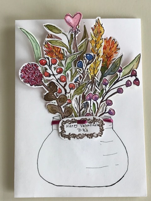 Valentine Cut Out Card - image 3 - student project