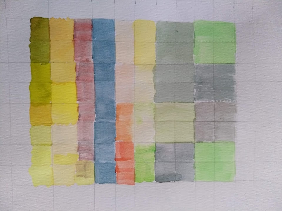 Watercolored Quilted Pear - image 1 - student project