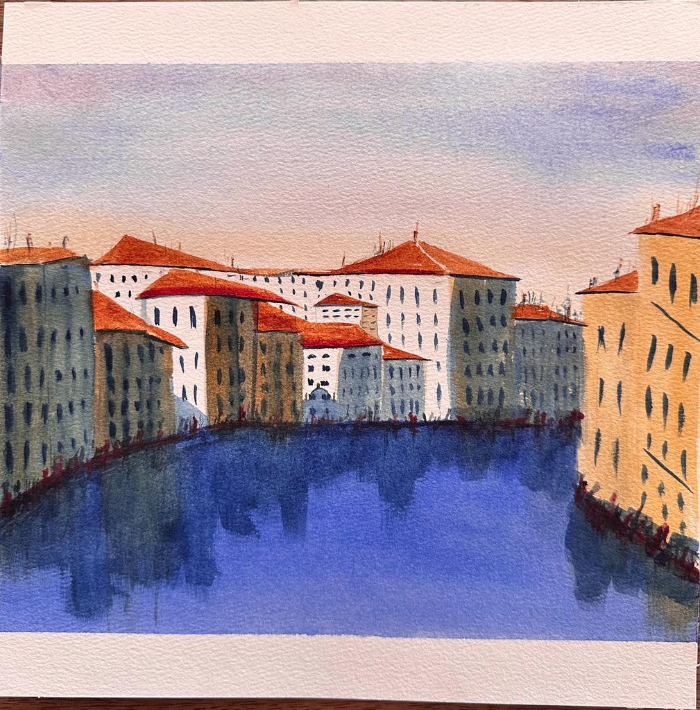 Venetian Watercolor - image 1 - student project