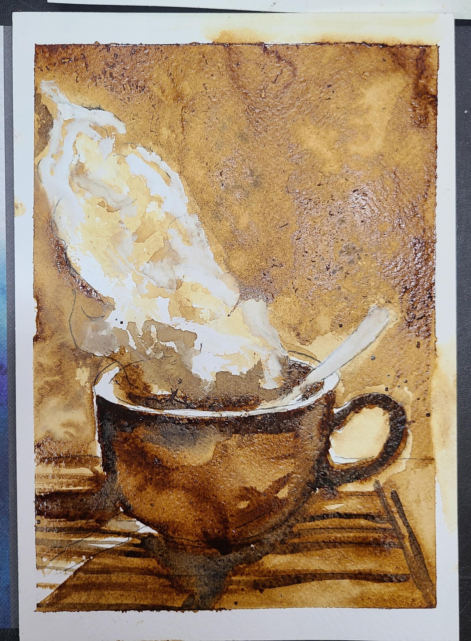 Coffee Painting - image 1 - student project