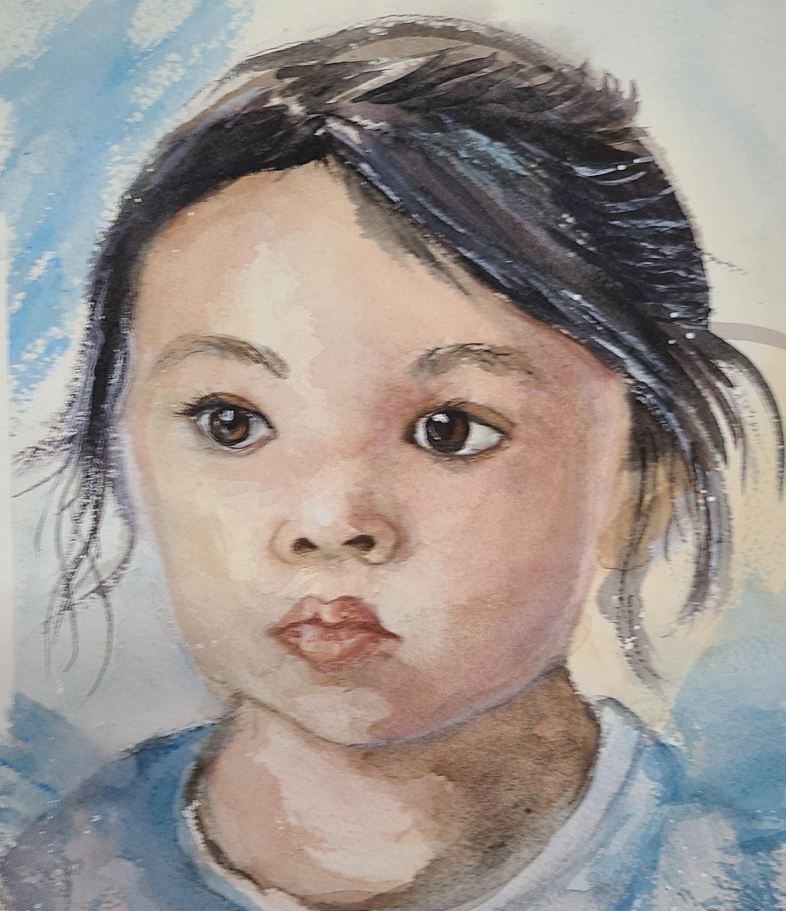 Beautiful little girl - image 1 - student project