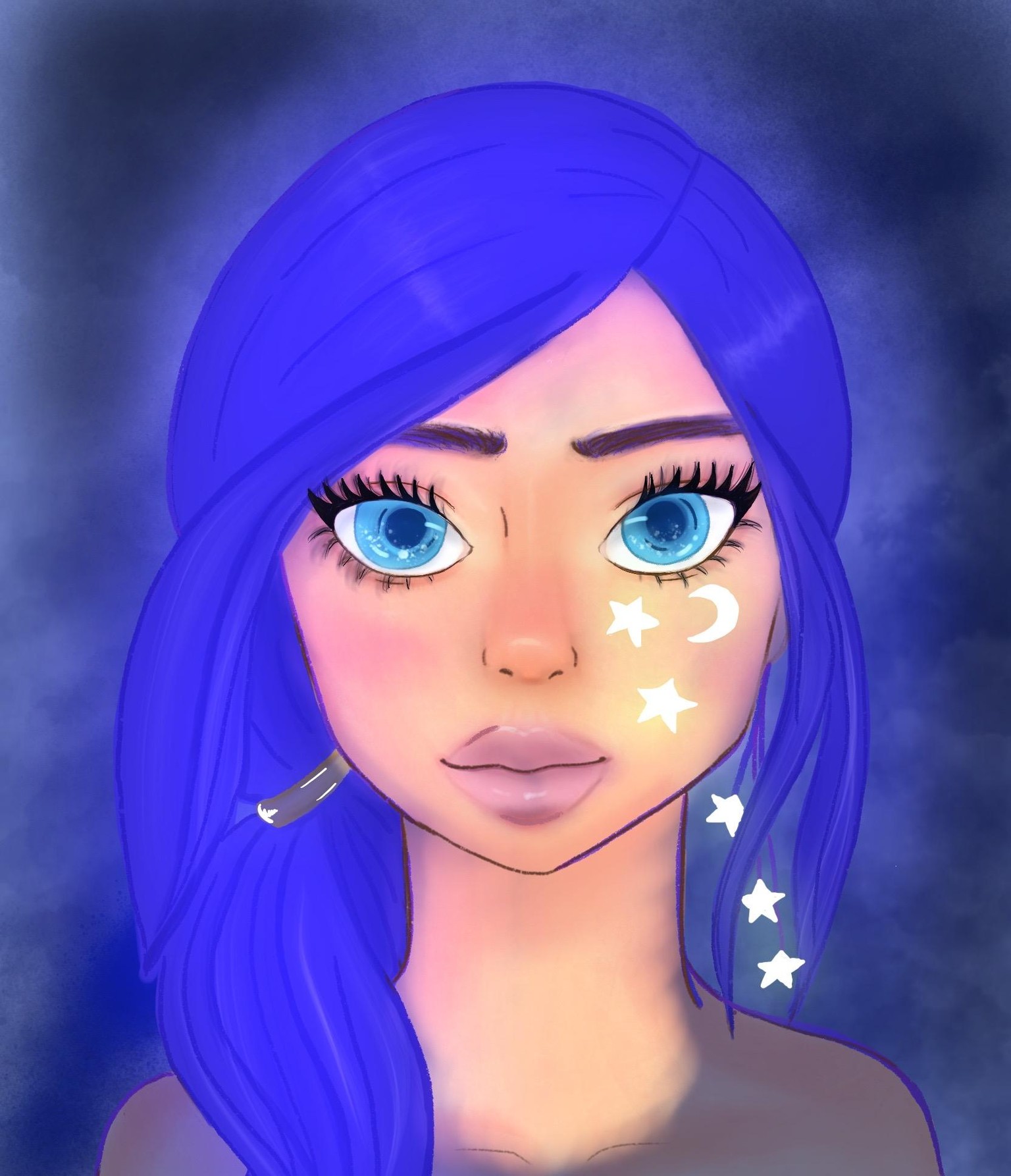 Stars in the Glowing Night - image 3 - student project