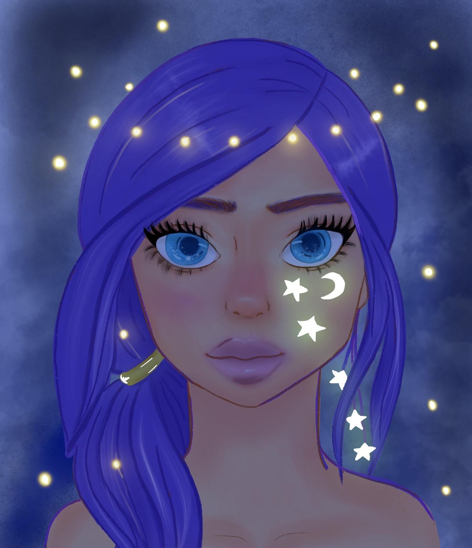 Stars in the Glowing Night - image 1 - student project