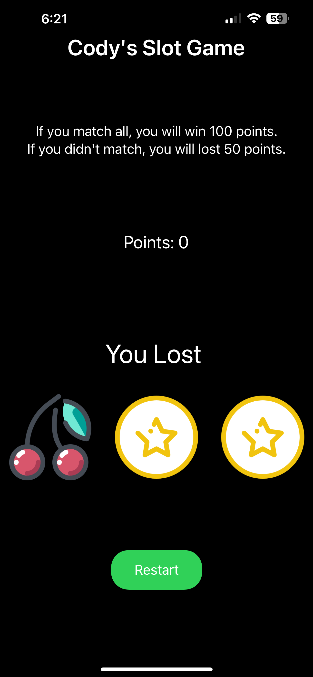 Cody's Slot Game - image 2 - student project