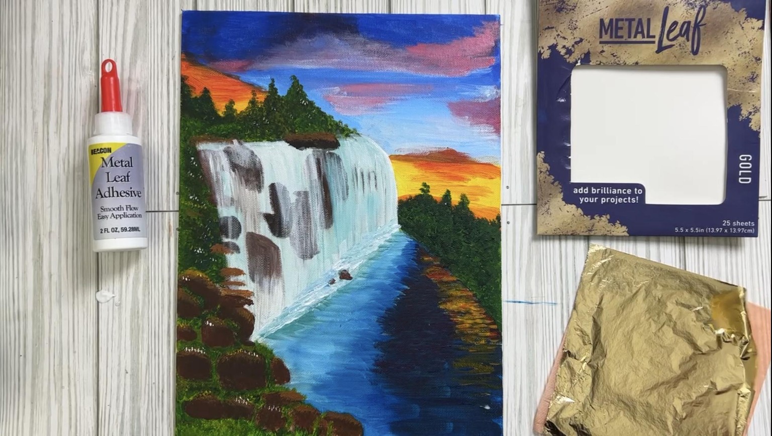 Acrylic Painting Process - image 2 - student project