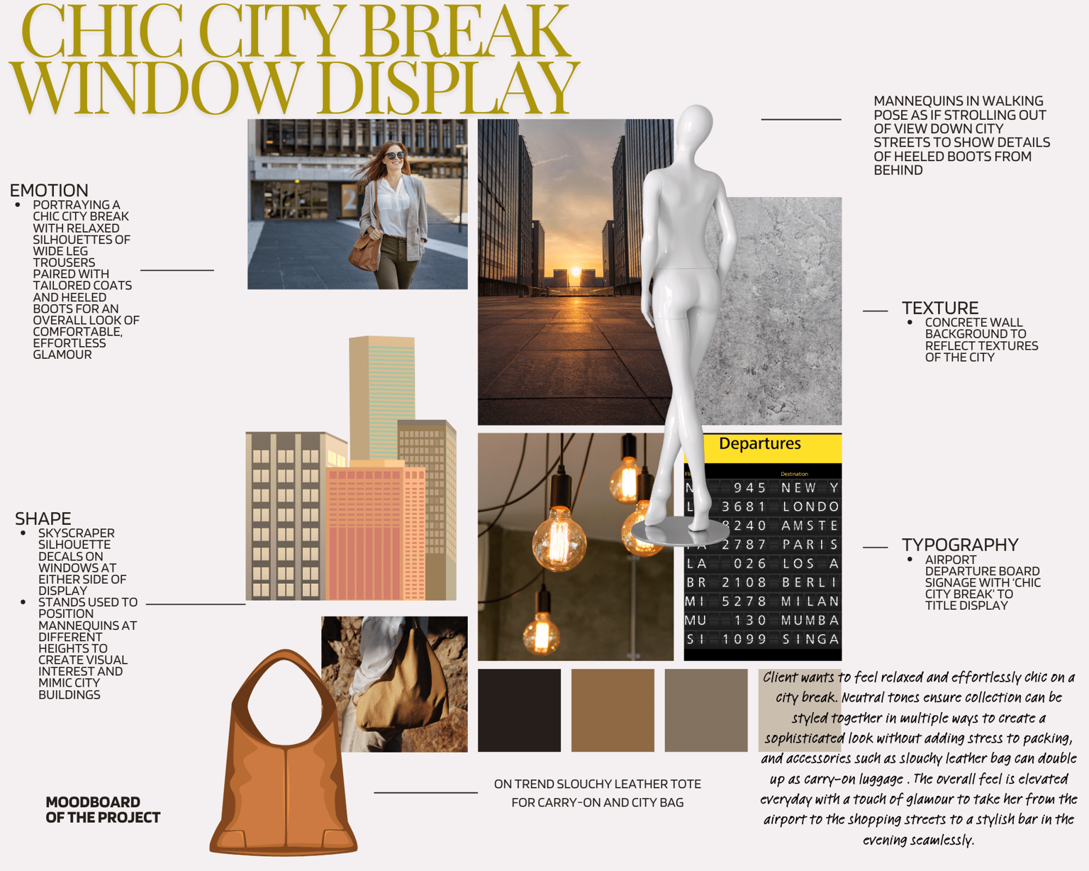 Chic City Break Window Display - image 1 - student project