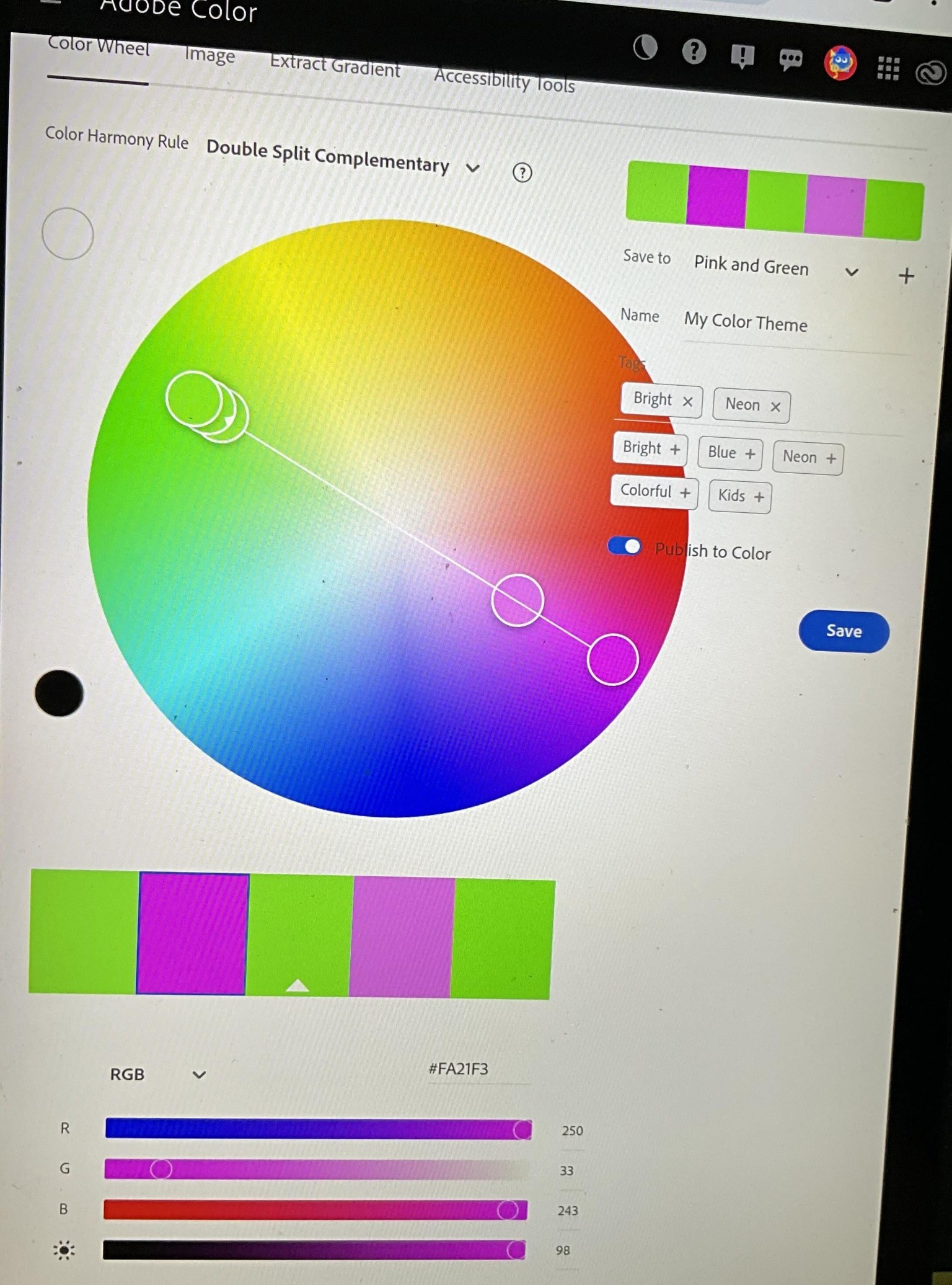 Lesson 6 - Select a color - image 2 - student project