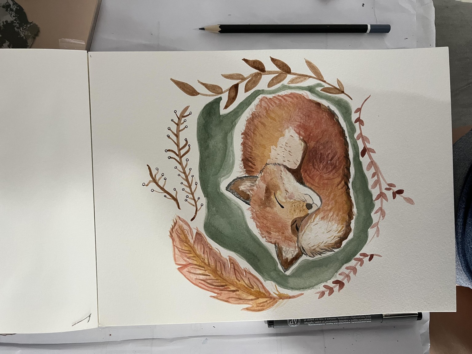 Sleeping Fox - image 1 - student project