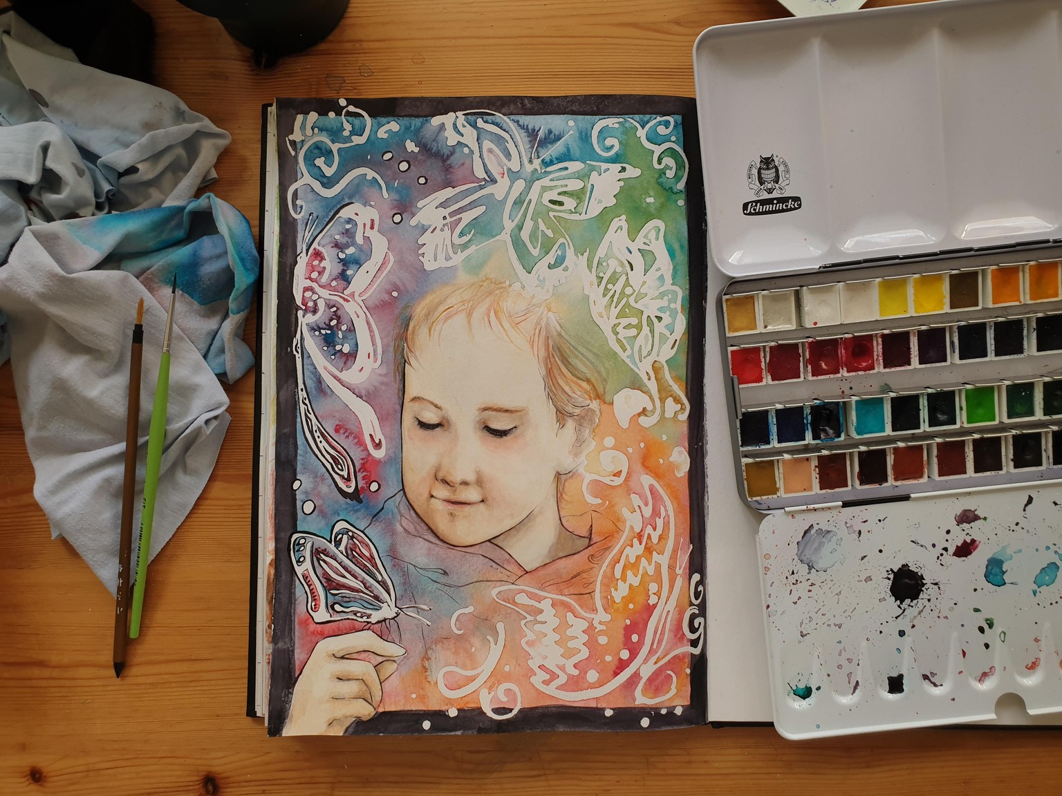 WiP: Kid with butterflies - image 5 - student project