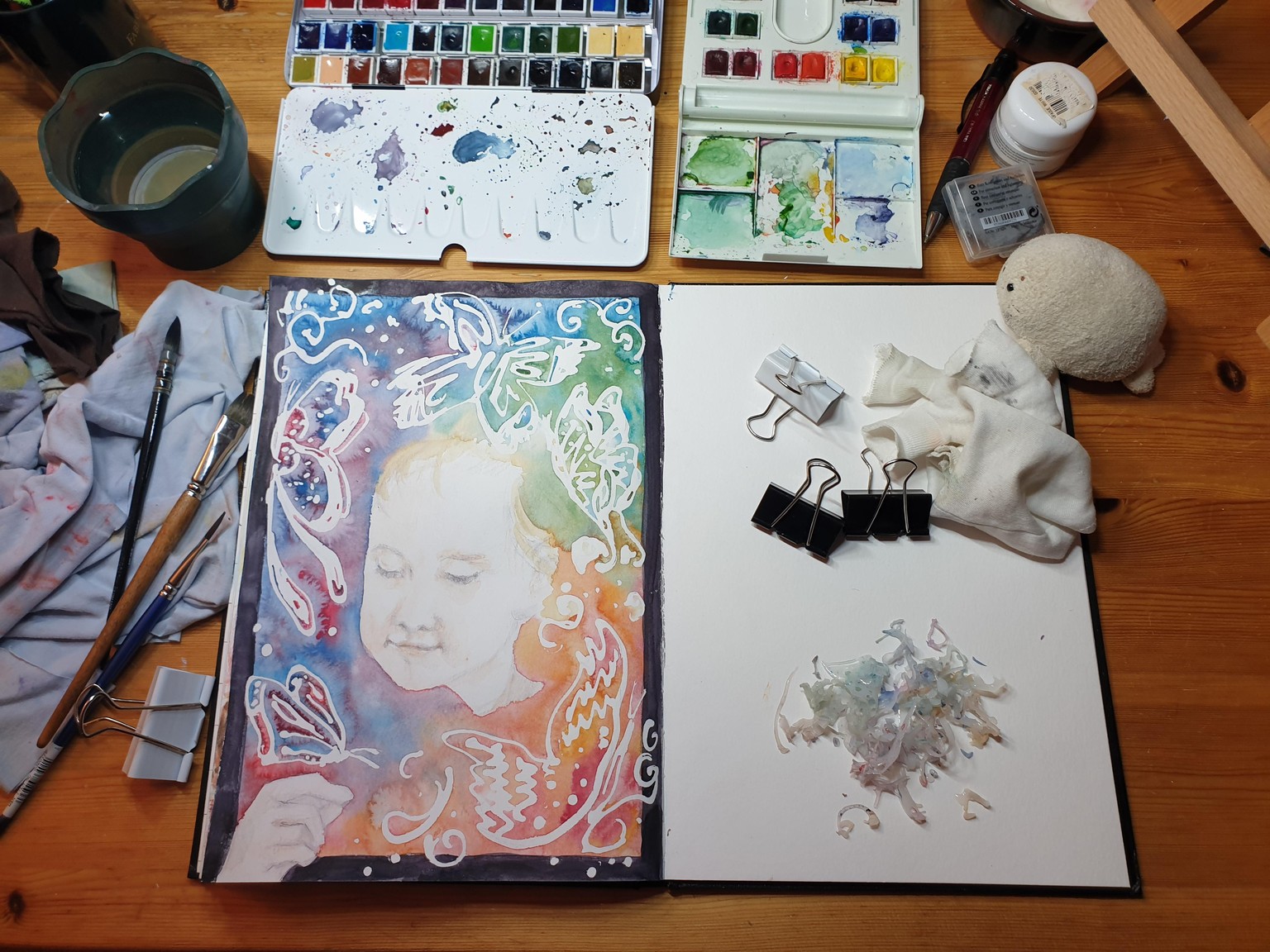 WiP: Kid with butterflies - image 3 - student project