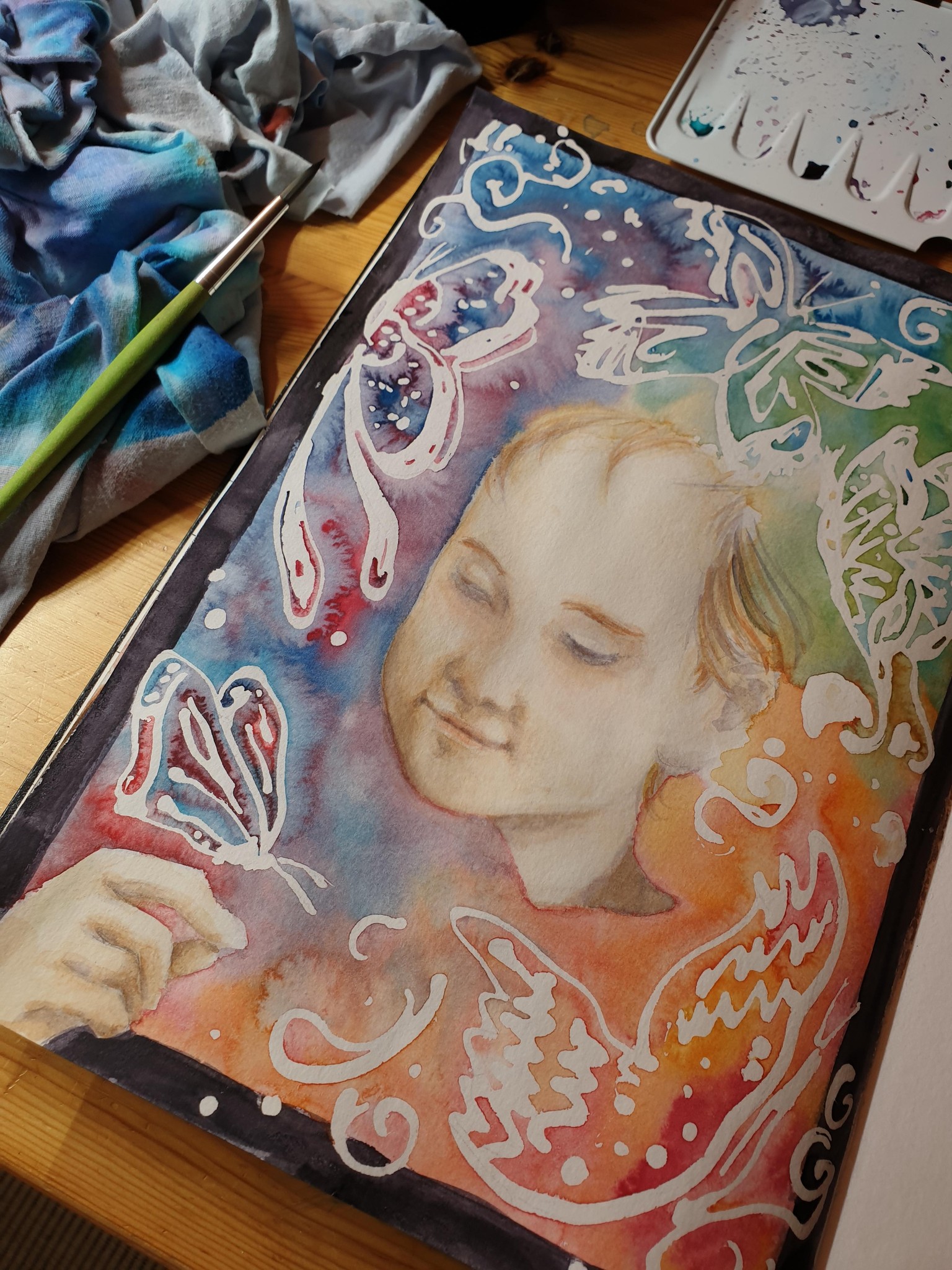 WiP: Kid with butterflies - image 4 - student project