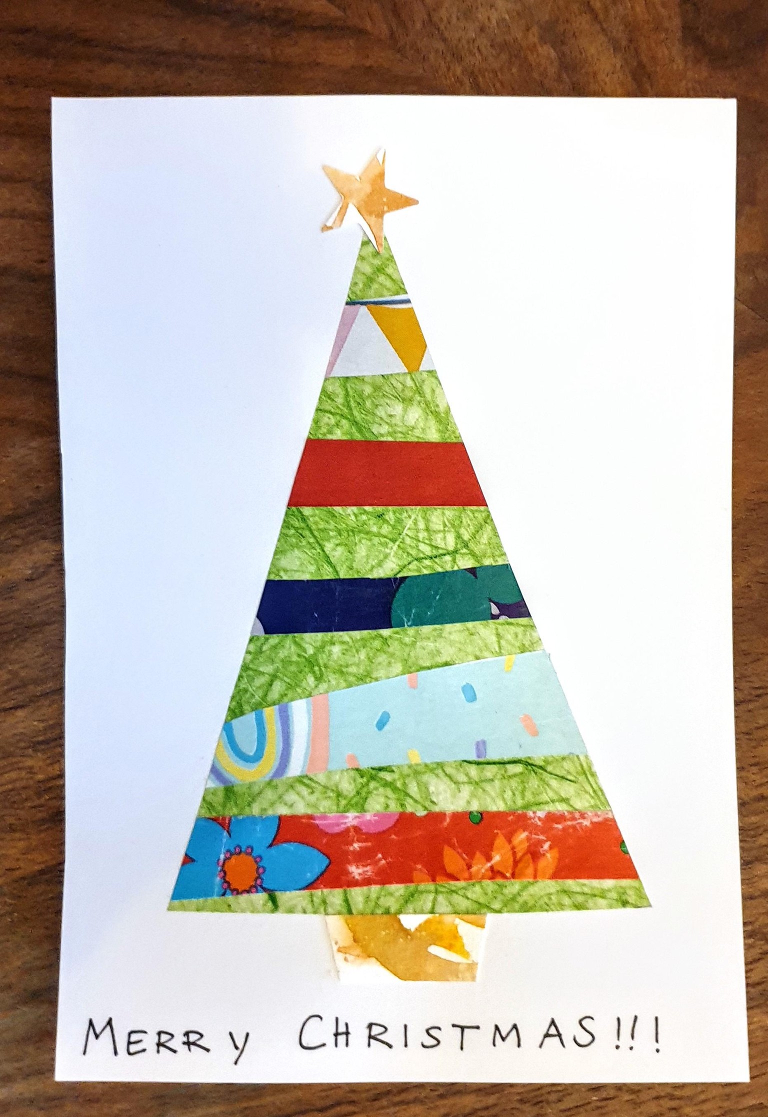 Recycle X-Mas cards - image 4 - student project