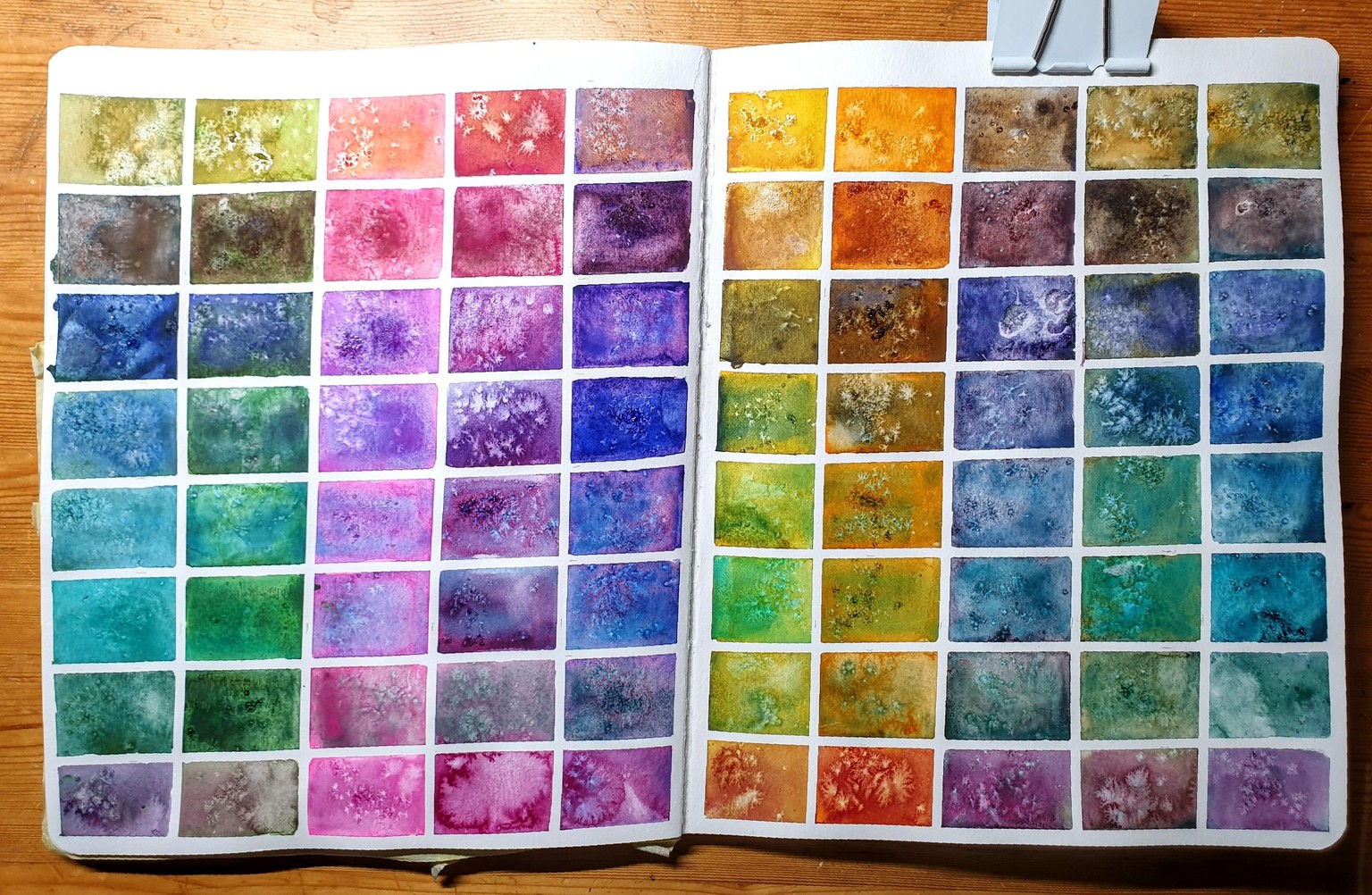 Exploring granulating watercolours - image 18 - student project