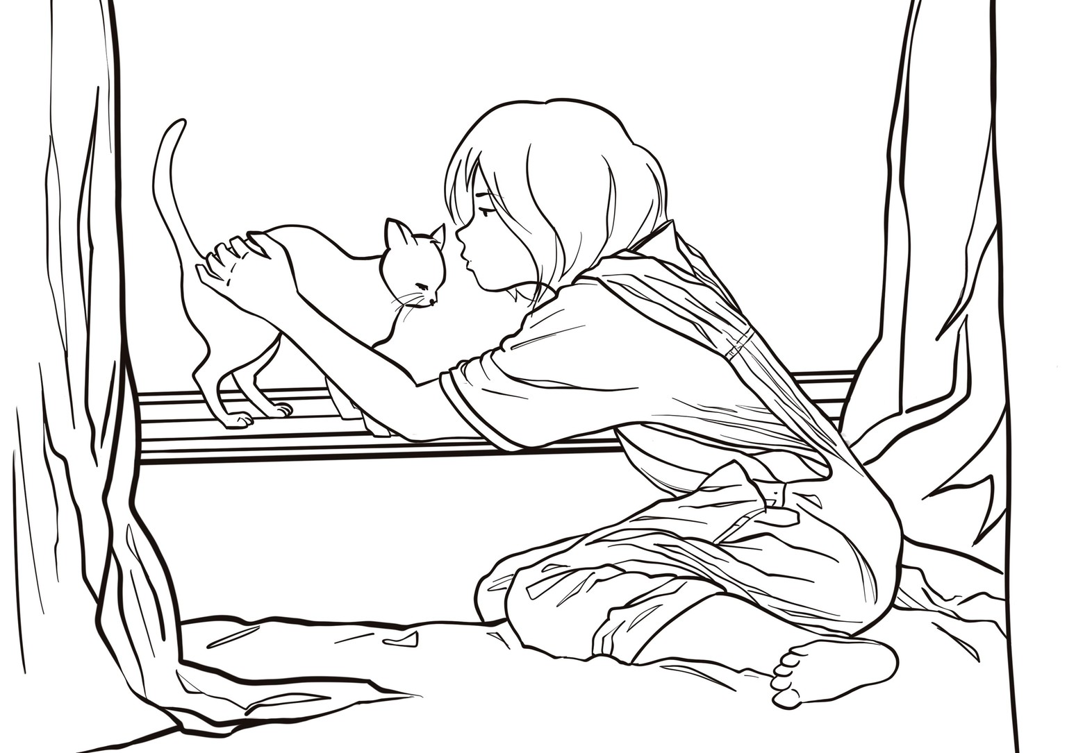 Look, Ma! No outlines! … mostly - image 2 - student project