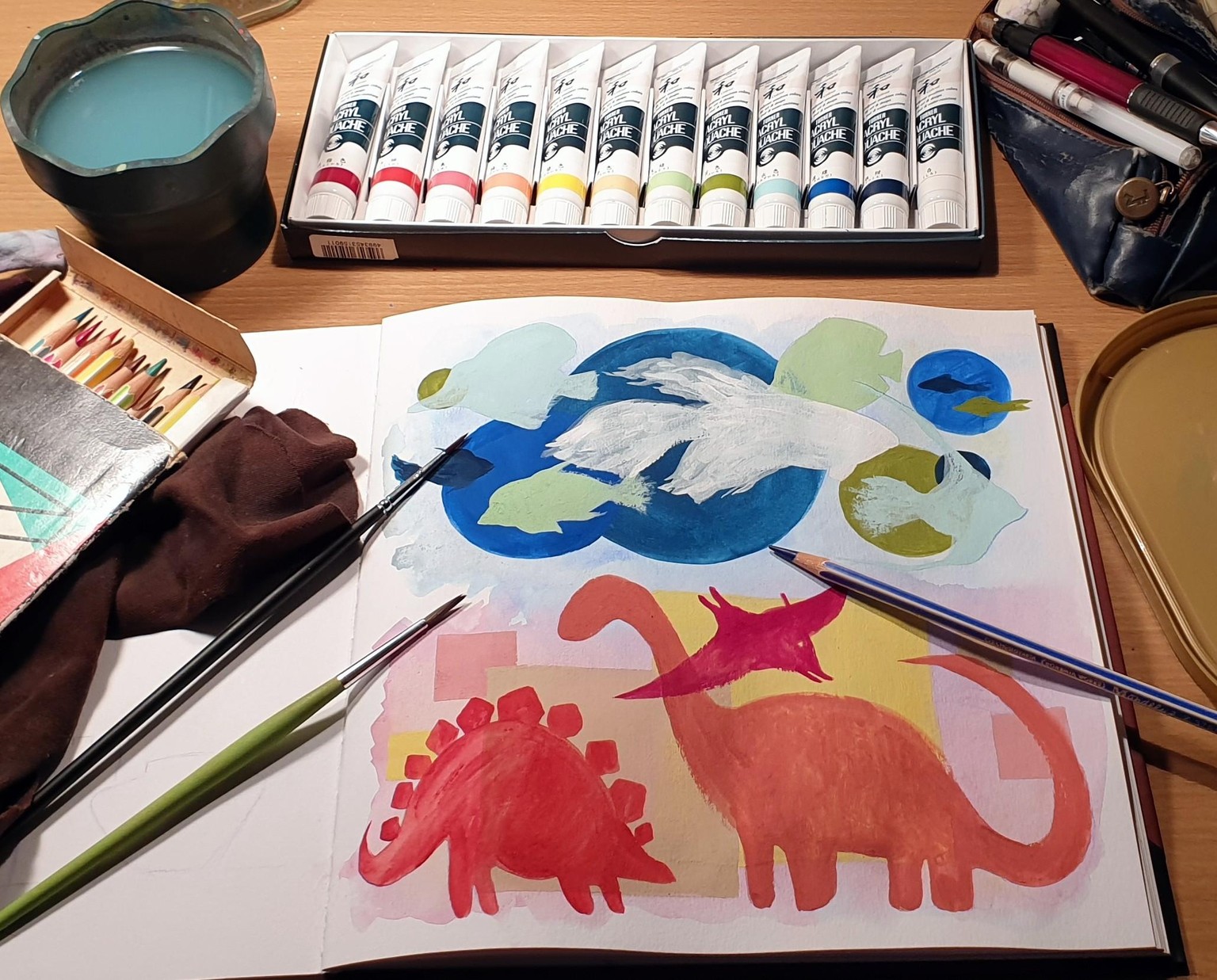 Trying a new medium - image 1 - student project
