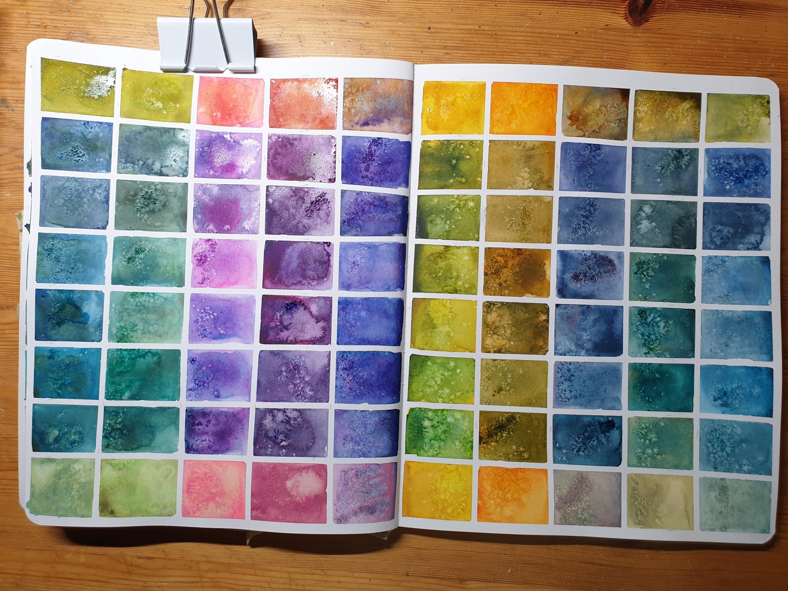 Exploring granulating watercolours - image 19 - student project