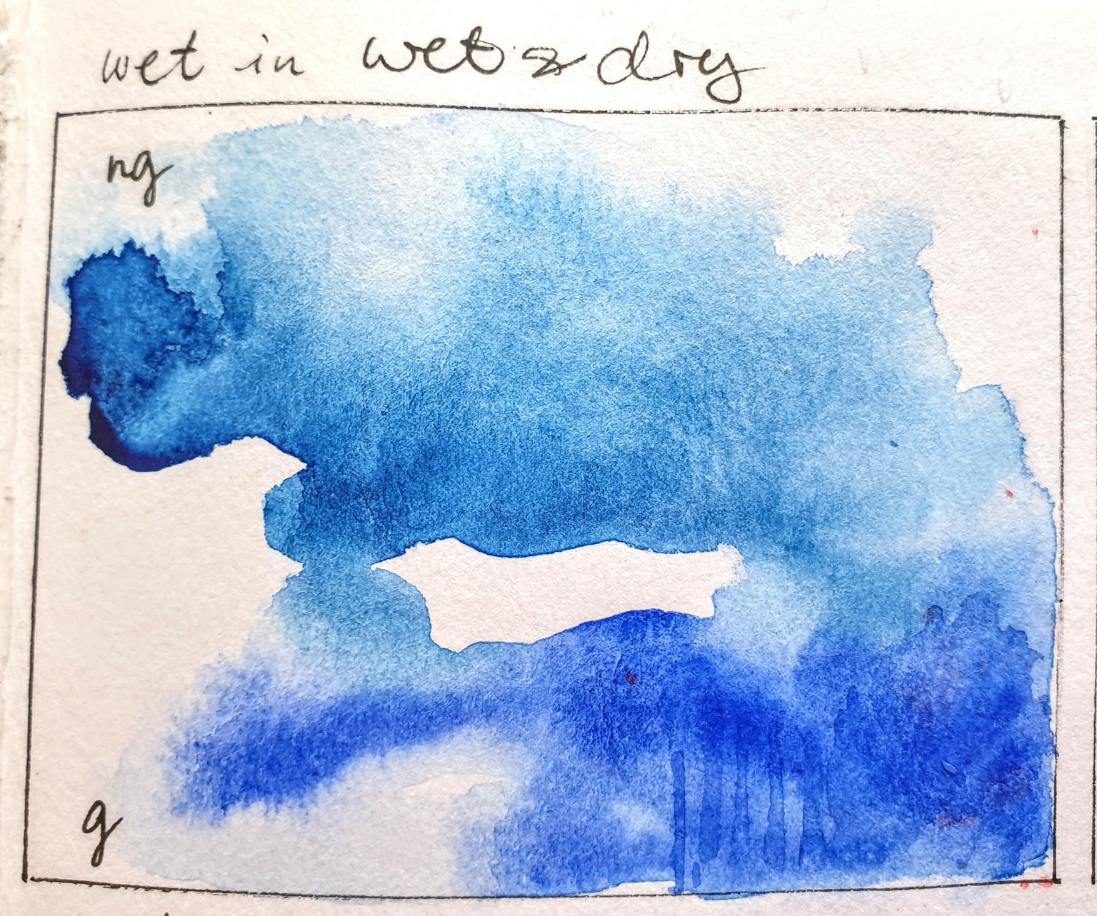 Exploring granulating watercolours - image 10 - student project