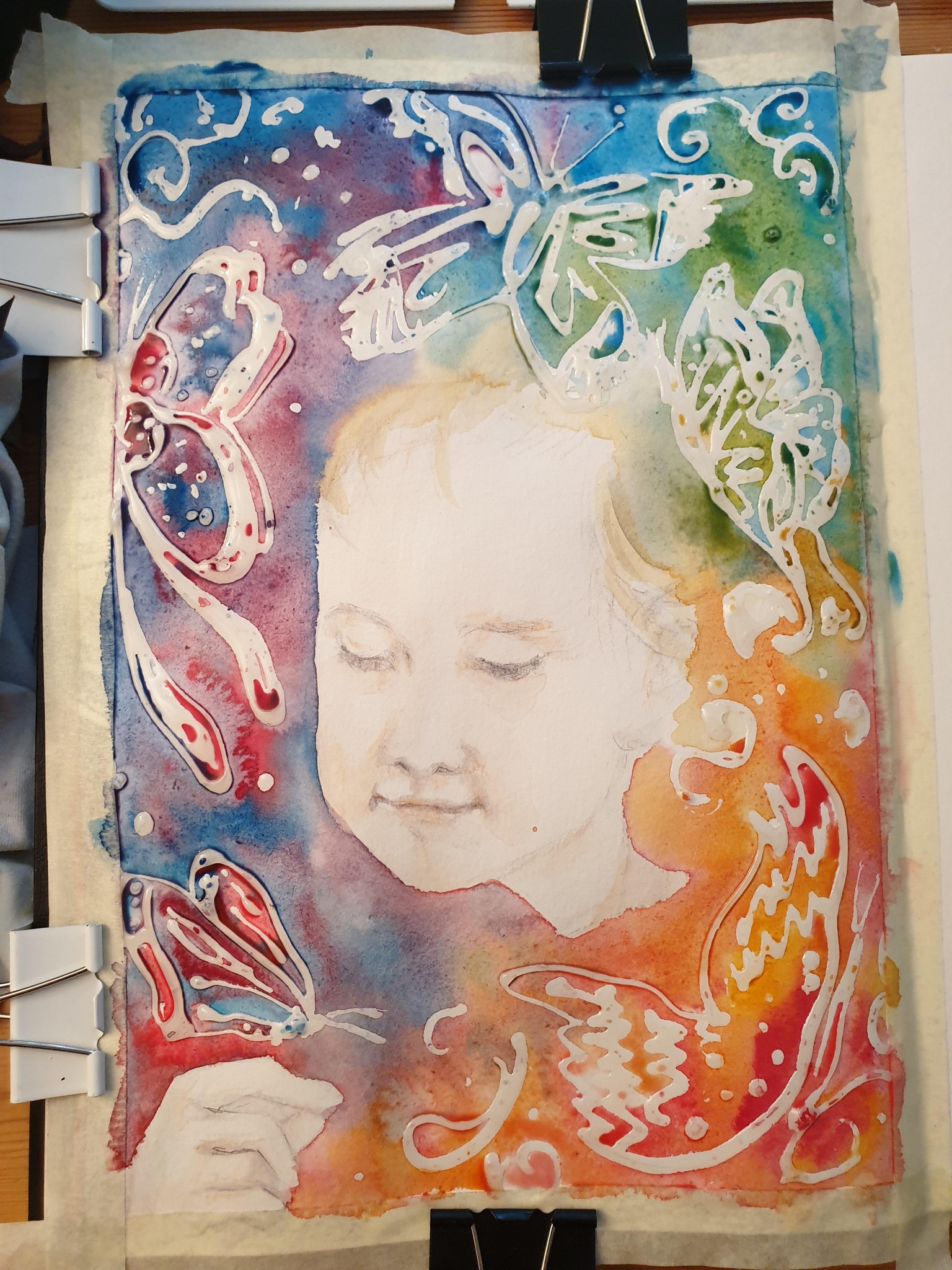 WiP: Kid with butterflies - image 2 - student project