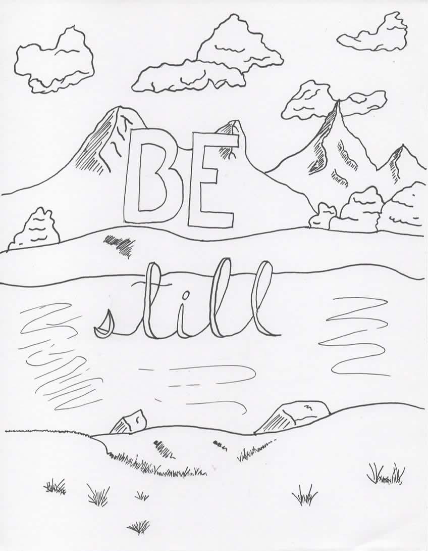 Be Still Coloring Page - image 1 - student project