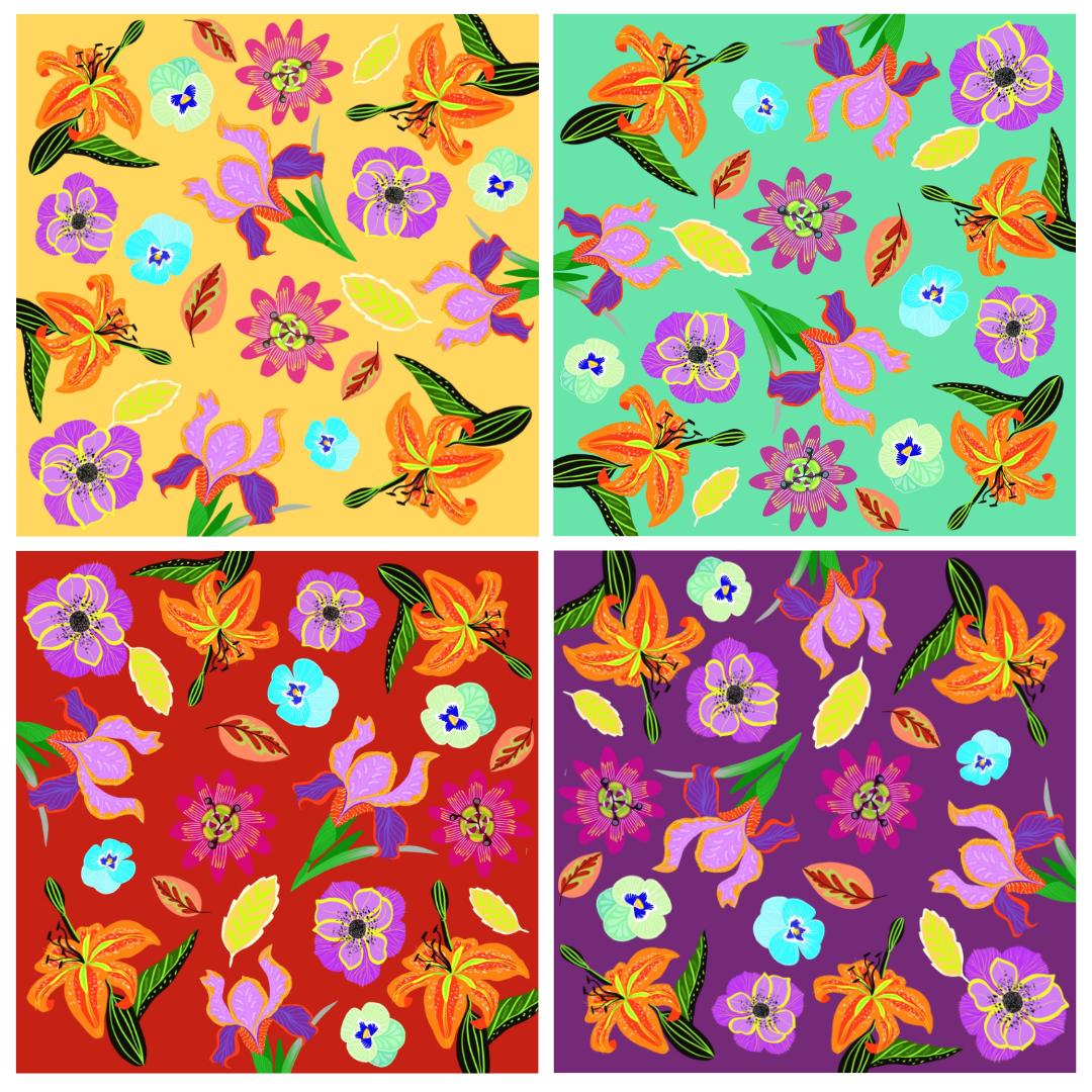 Flores vibrantes - image 1 - student project