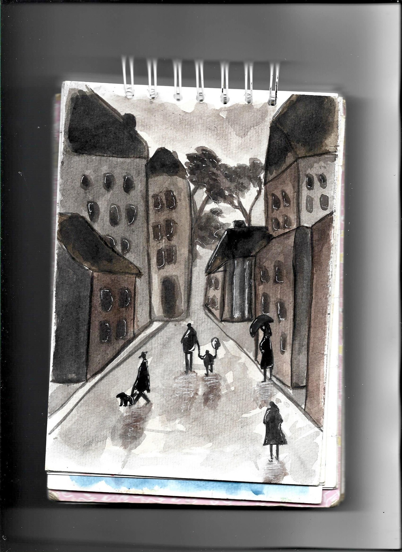 Rainy city - image 2 - student project
