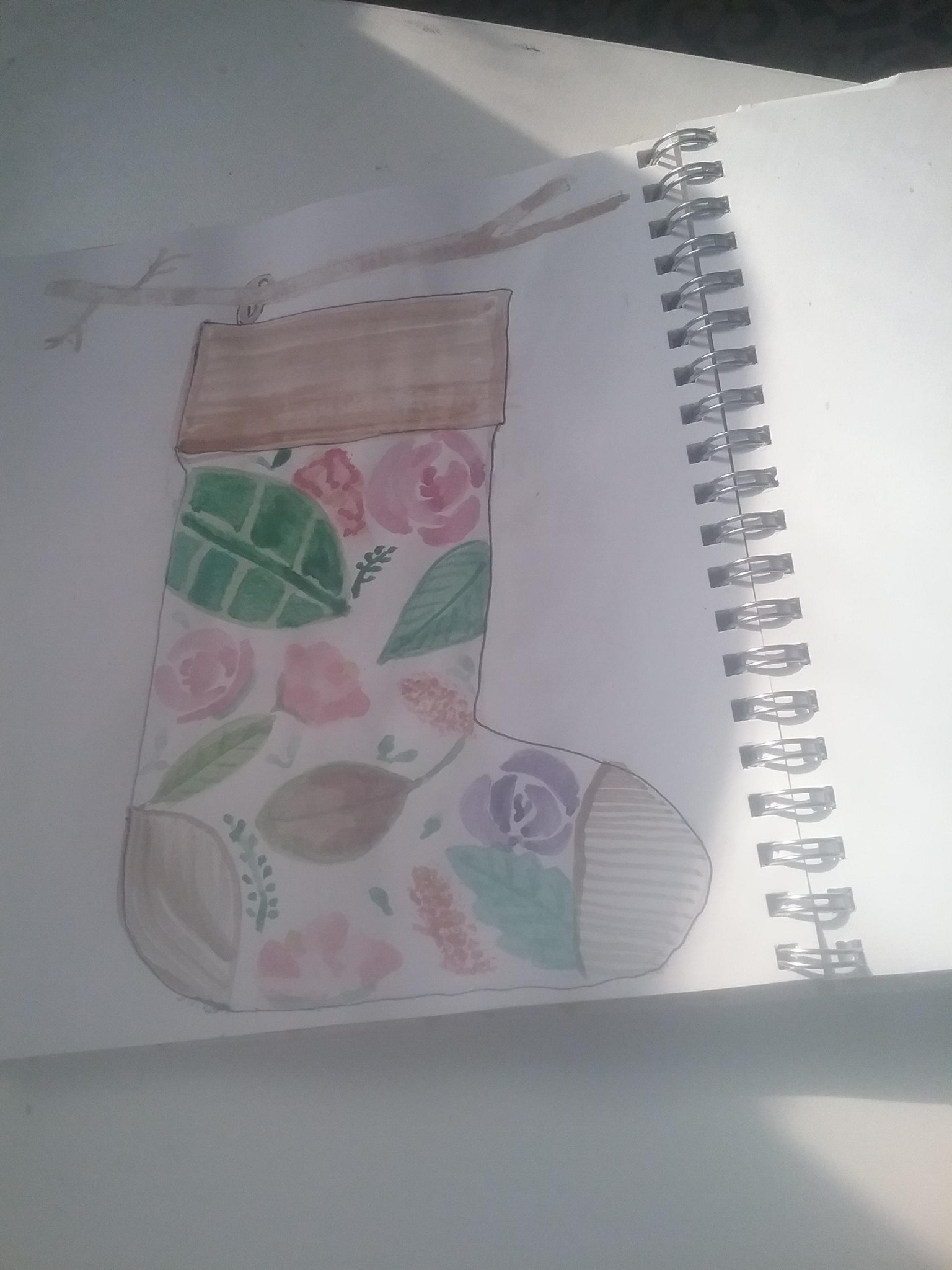Water color stocking - image 1 - student project