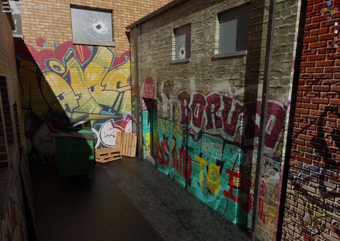 UV Mapped Alley - image 12 - student project