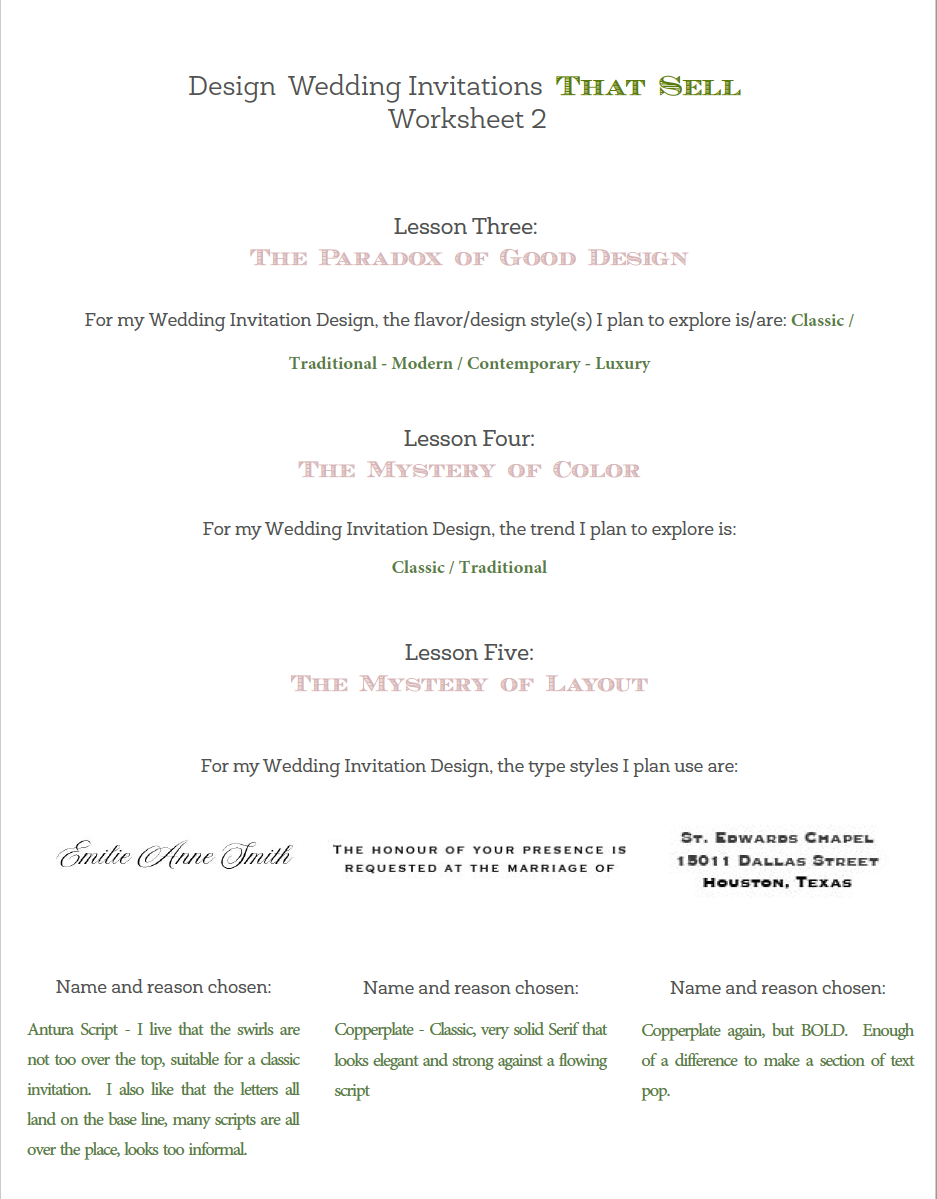 Wedding Invitations That Sell - image 2 - student project