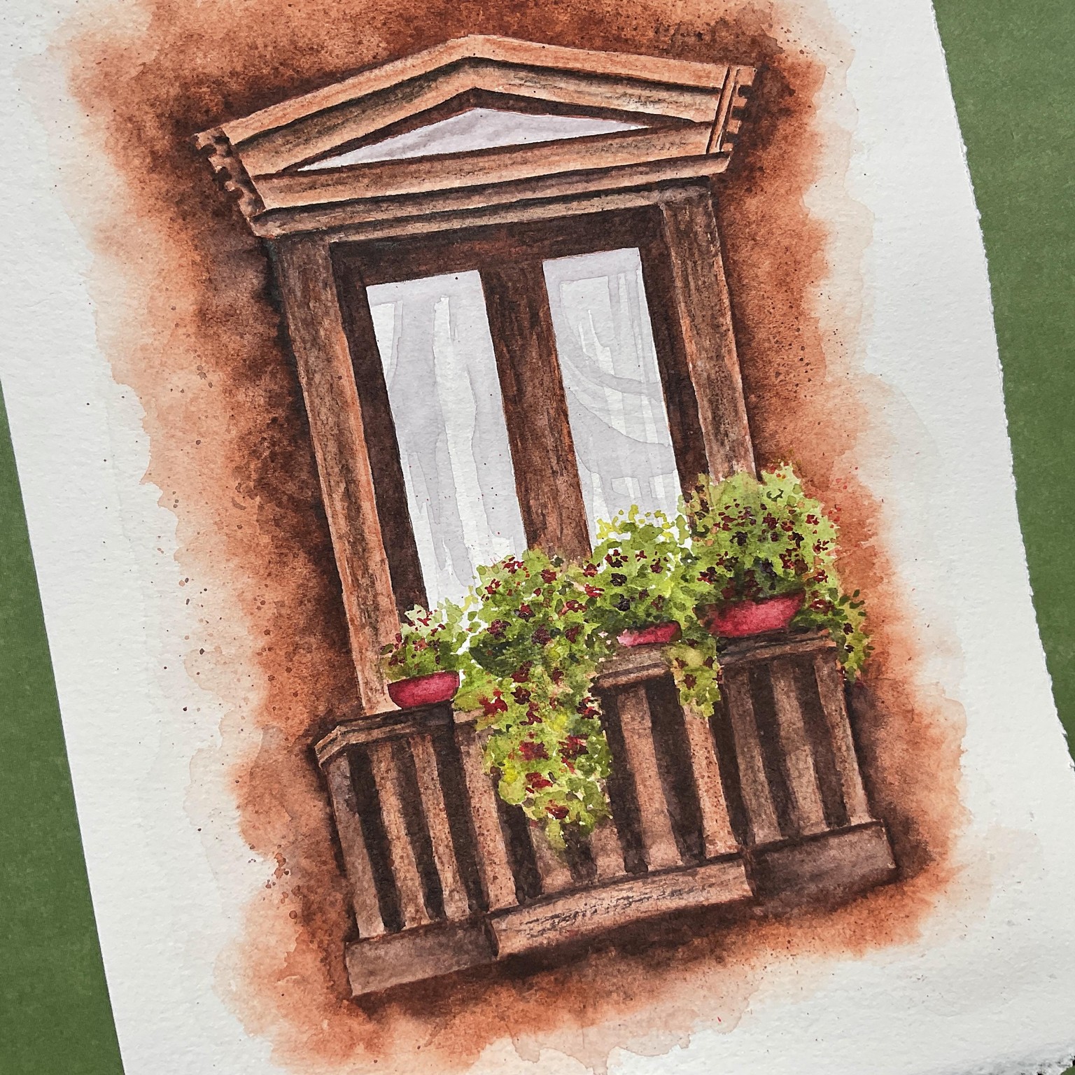 Balcony with Blooms - image 2 - student project