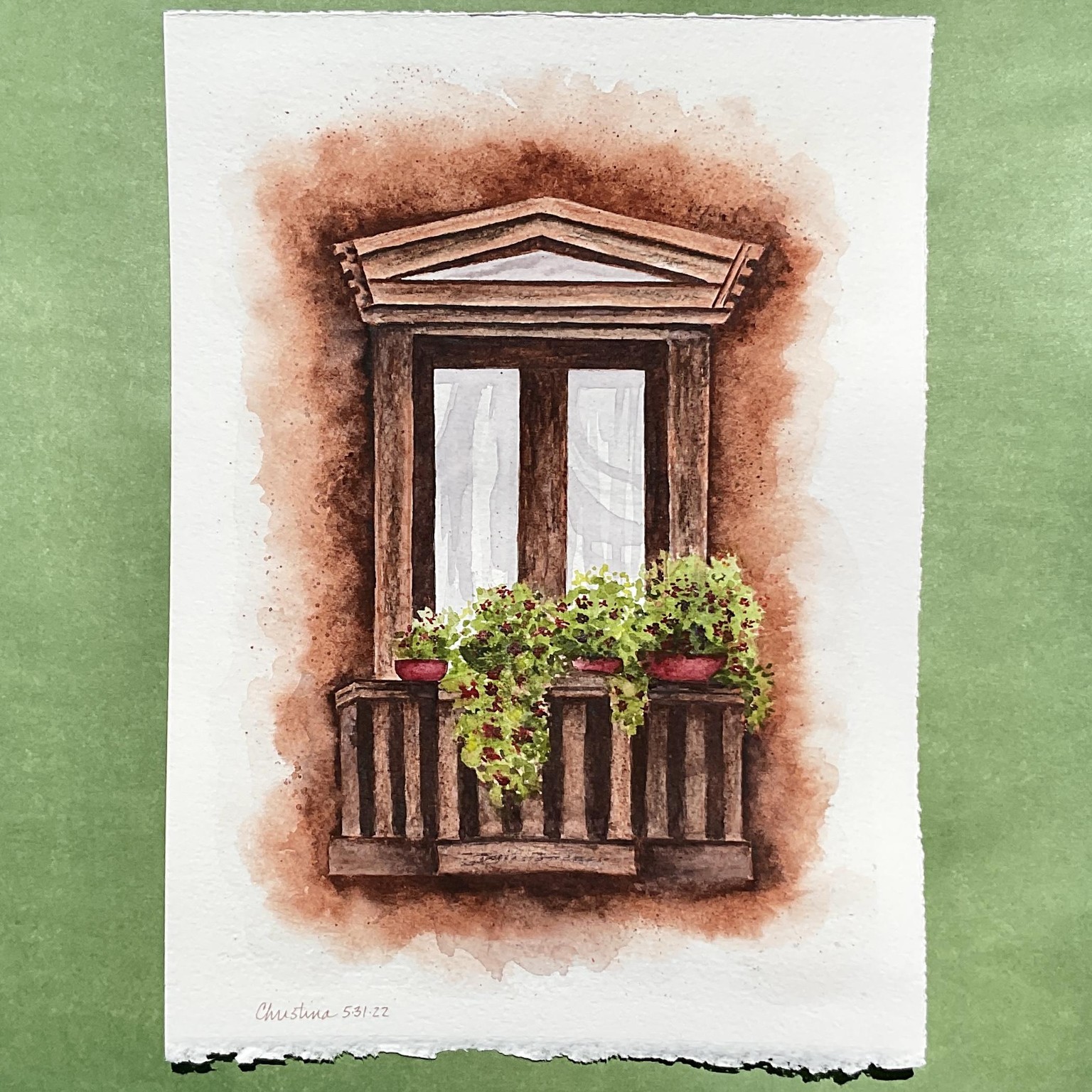 Balcony with Blooms - image 1 - student project