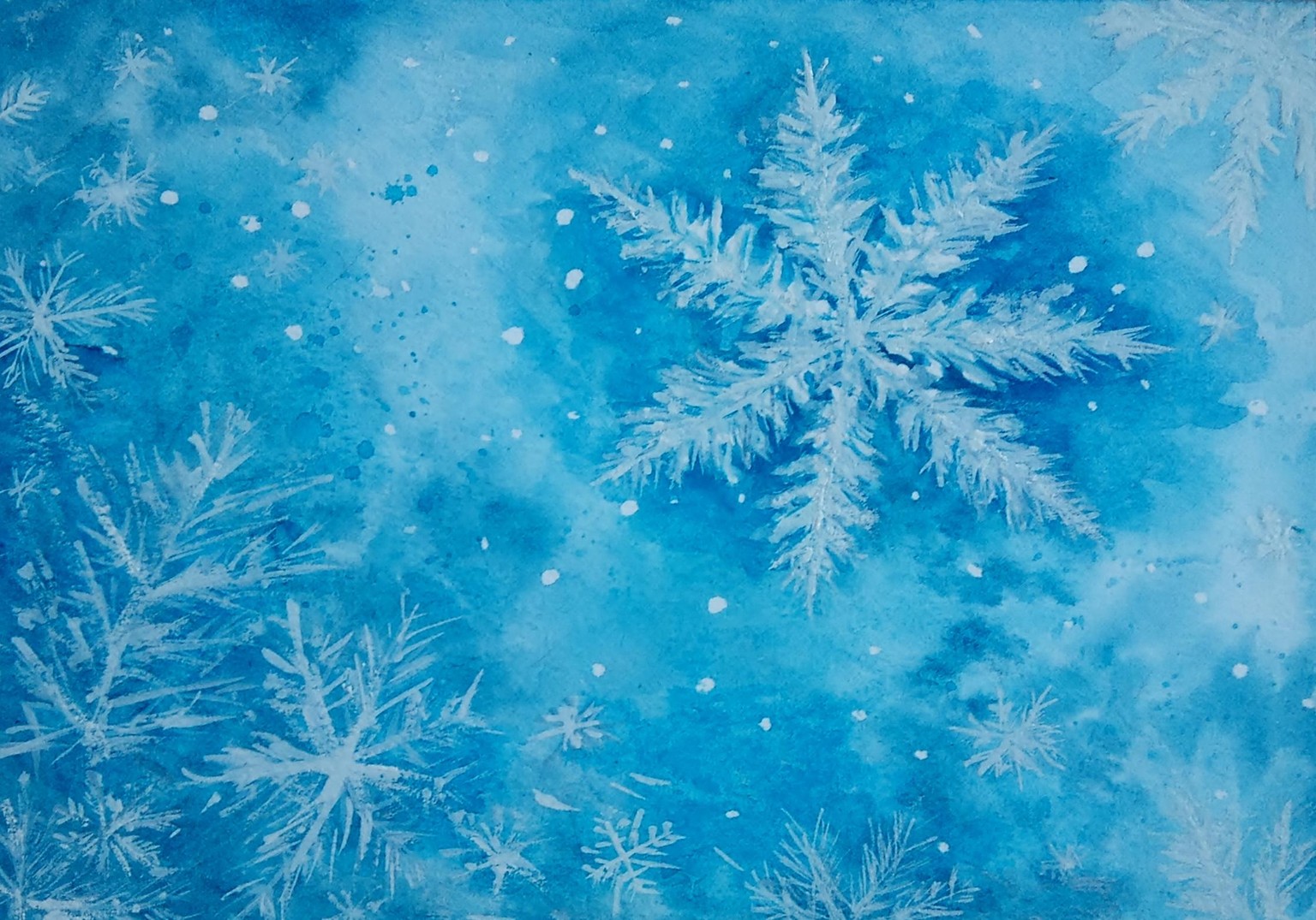 Icy and delicate snowflakes - image 1 - student project
