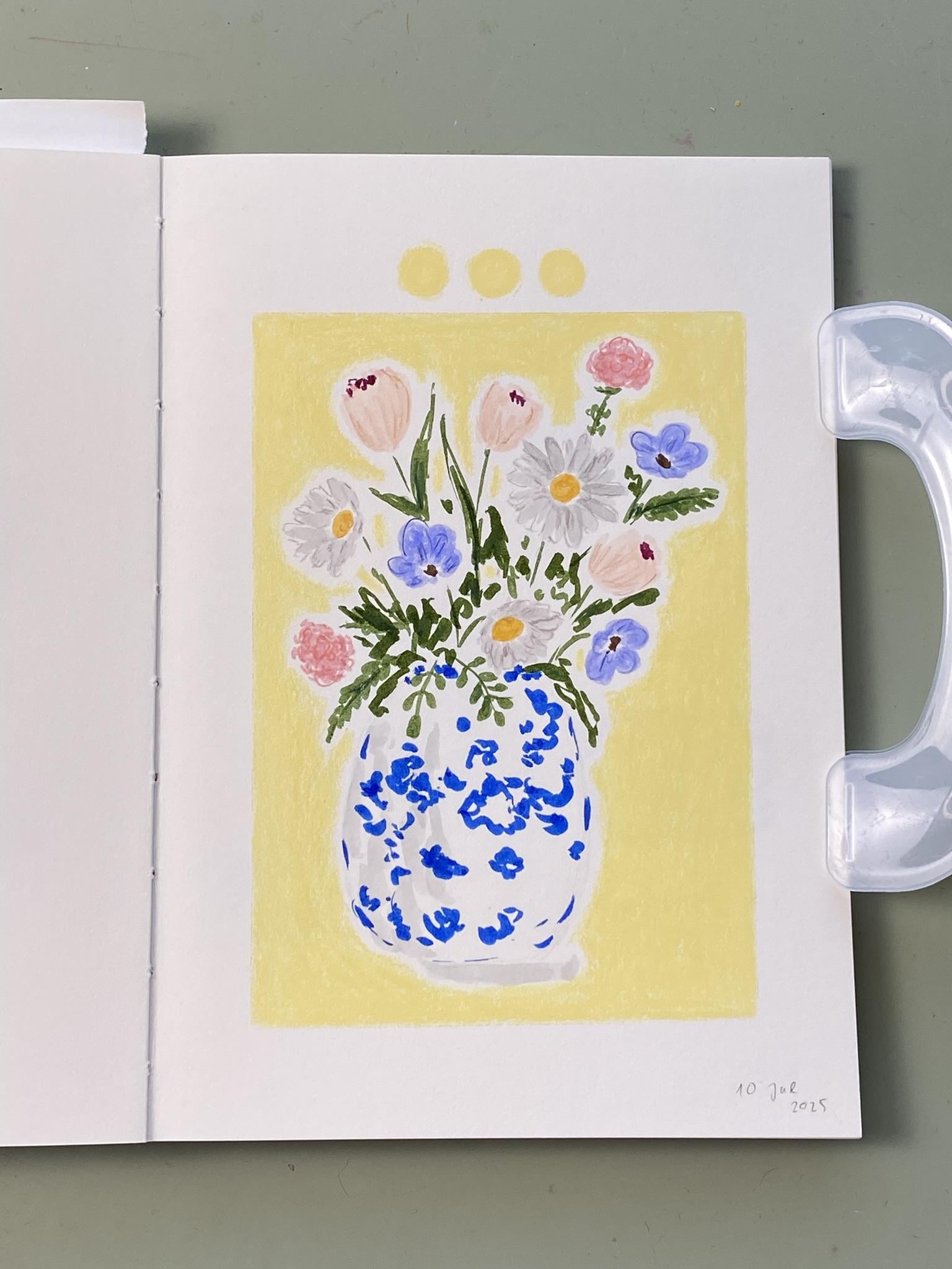 Mixed Media Flowers - image 1 - student project