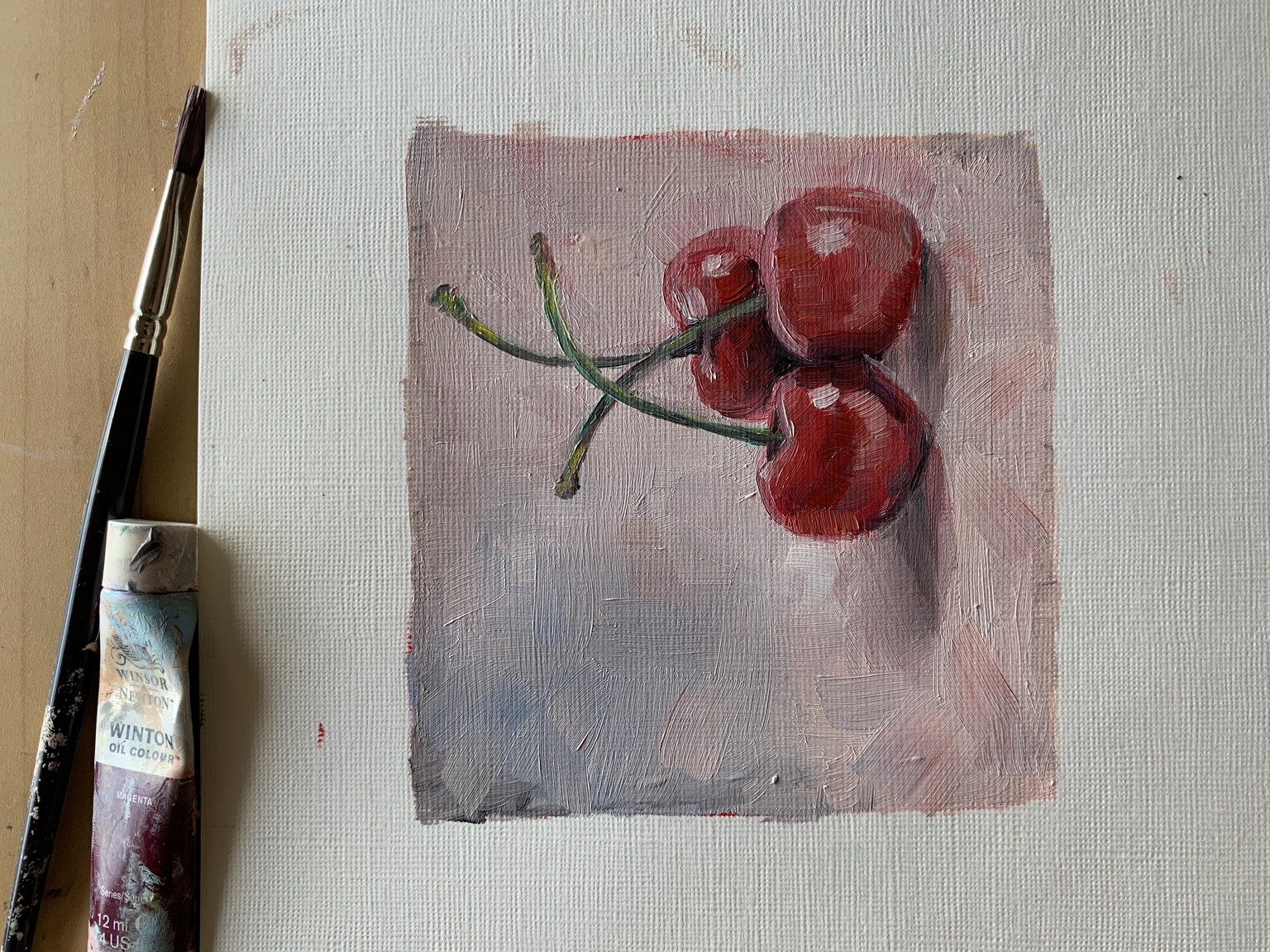 Loose Impressionist Cherries Study - image 1 - student project