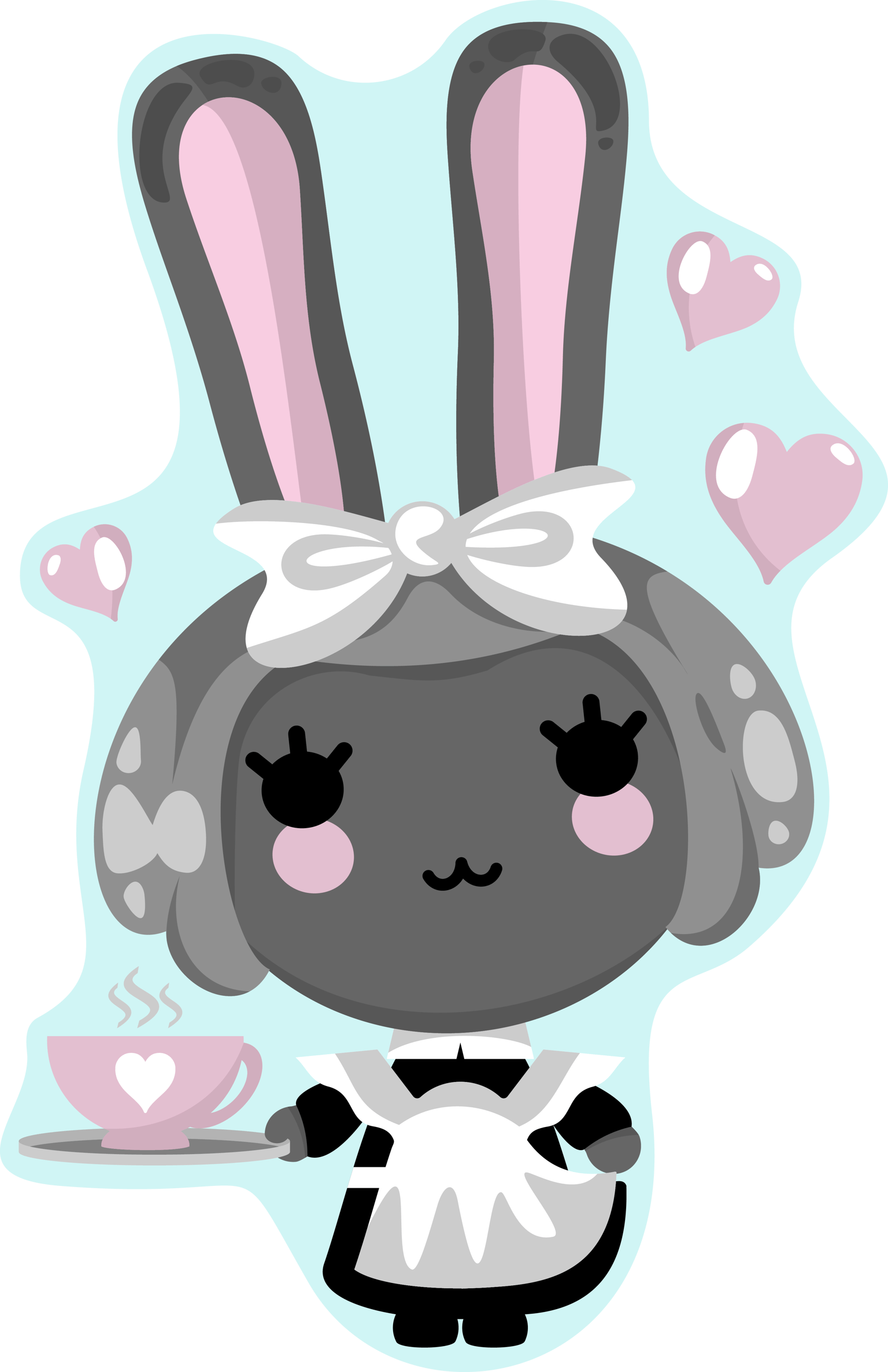 Cute Bunny Maid - image 1 - student project