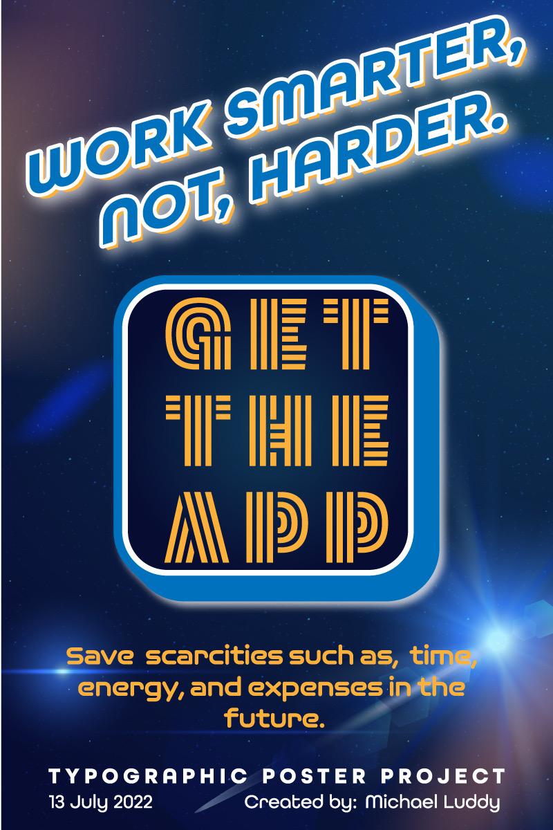 Wordy Wall Art: Typographic Poster Project - image 1 - student project