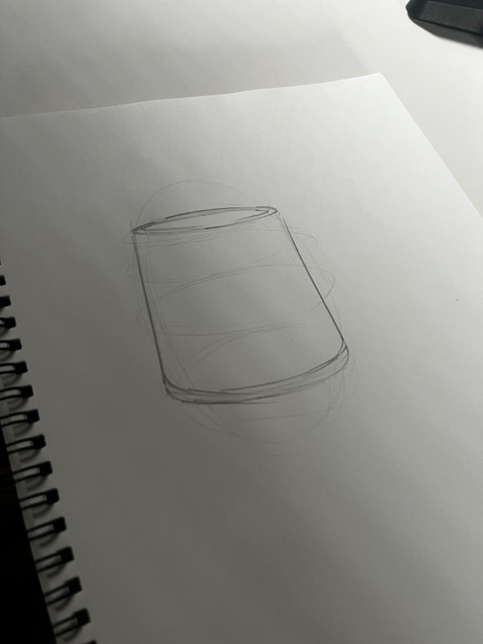 Sketches - vacuum cleaner & cup - image 1 - student project