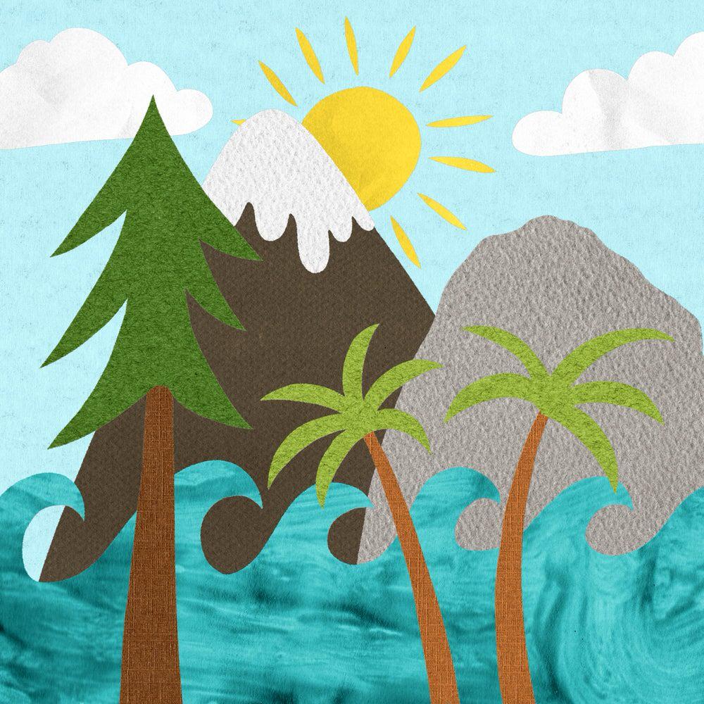 Paper Cut Nature Scene - image 5 - student project