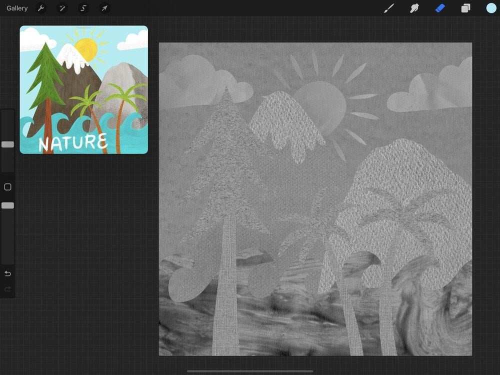 Paper Cut Nature Scene - image 4 - student project