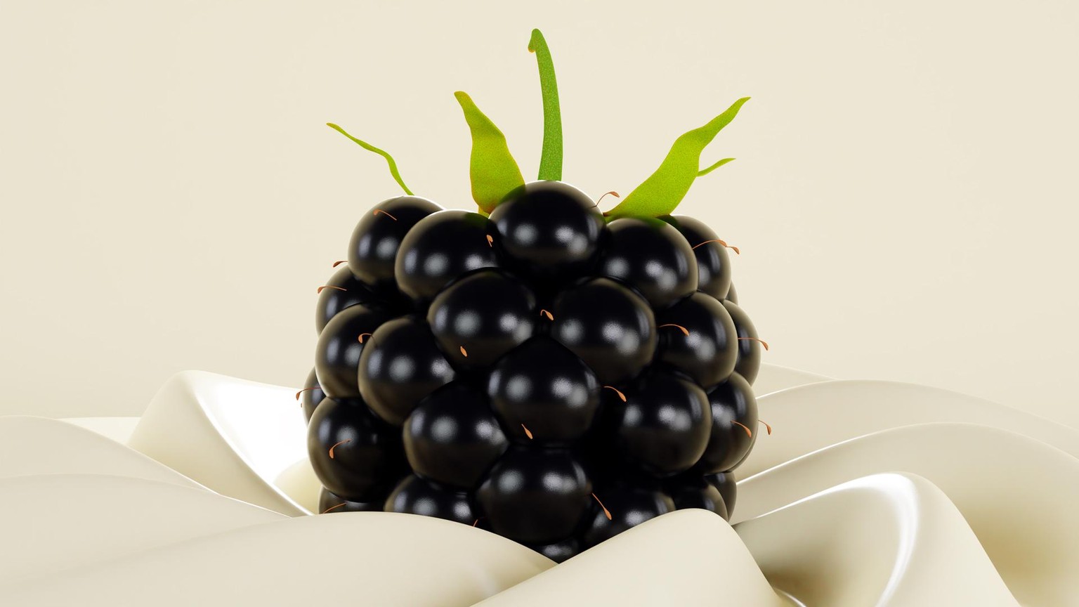 Blackberry Geometry Nodes Project - image 1 - student project