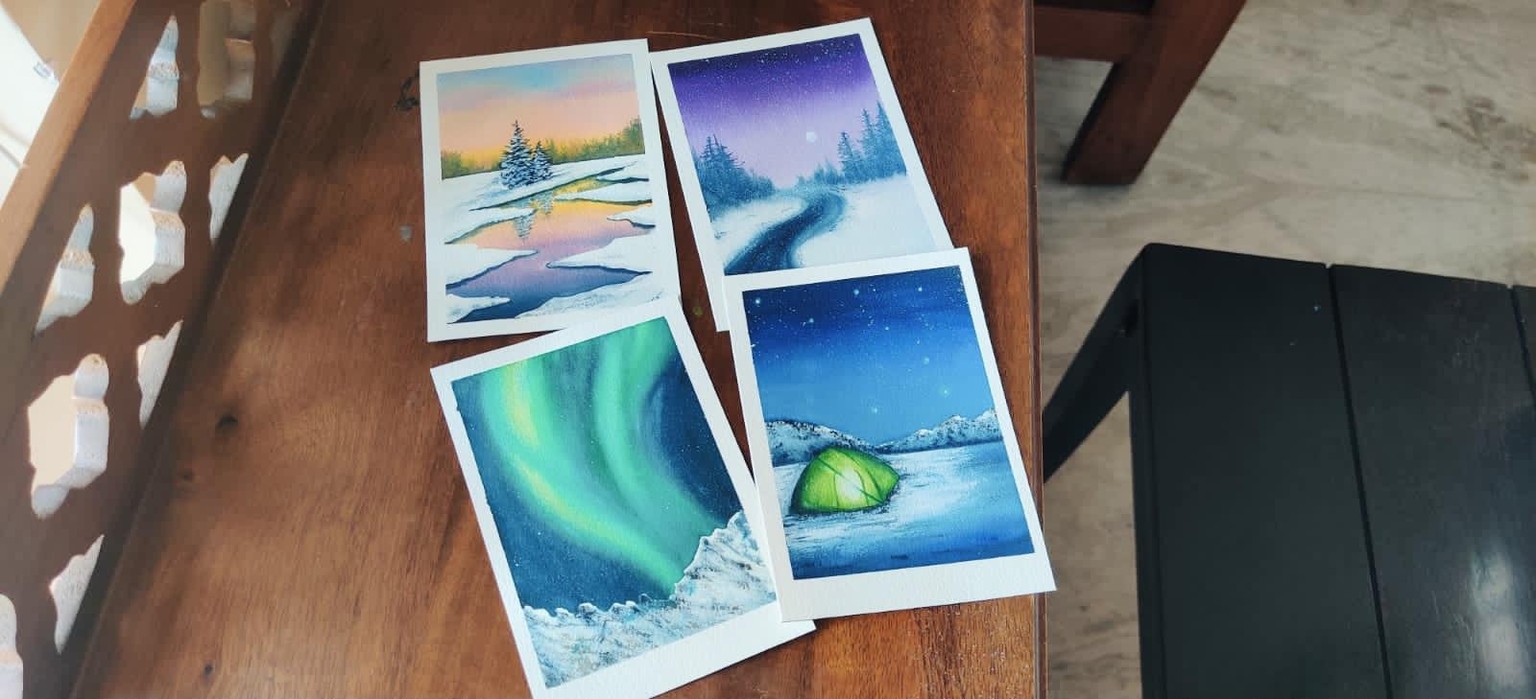 30 Days Winter Watercolours - image 7 - student project