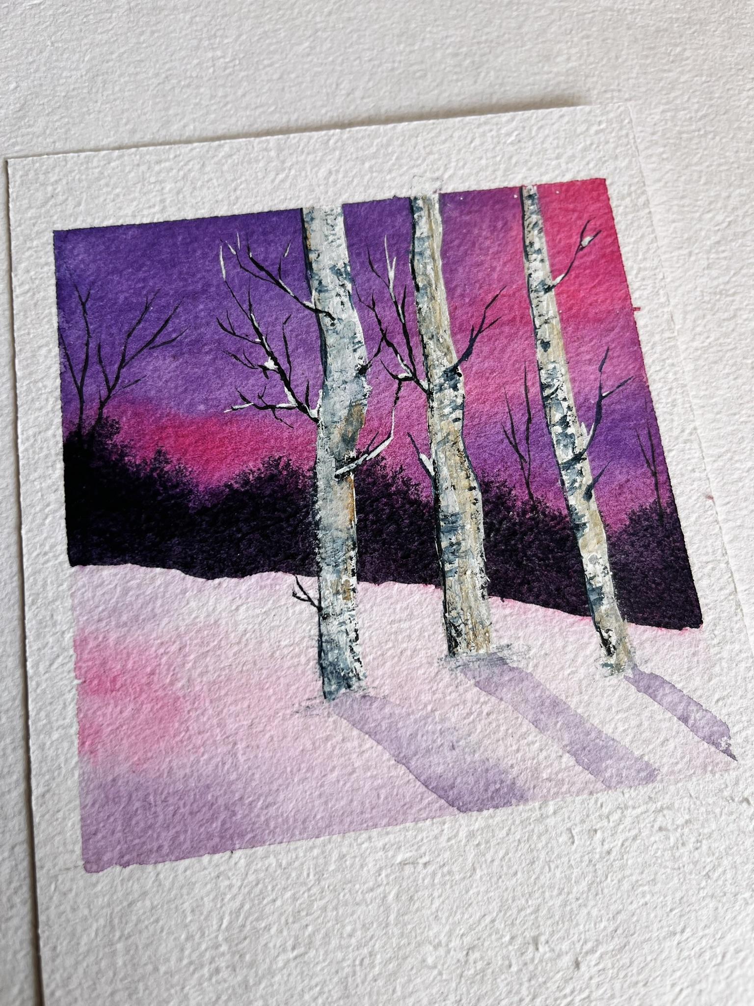 30 Days Winter Watercolours - image 3 - student project