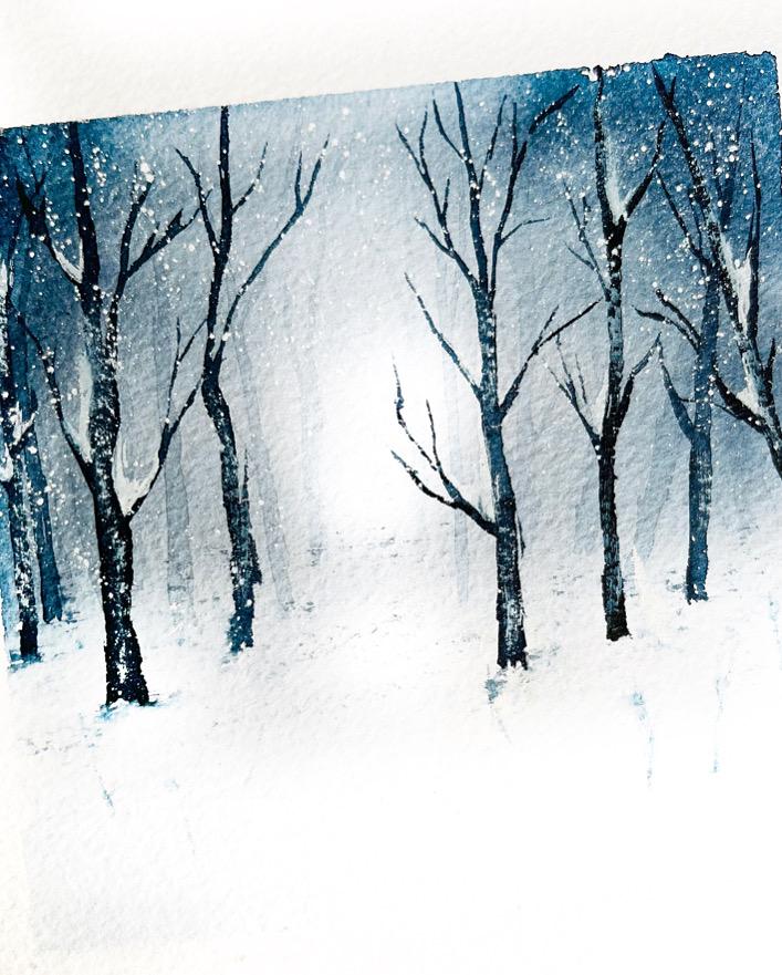 30 Days Winter Watercolours - image 2 - student project