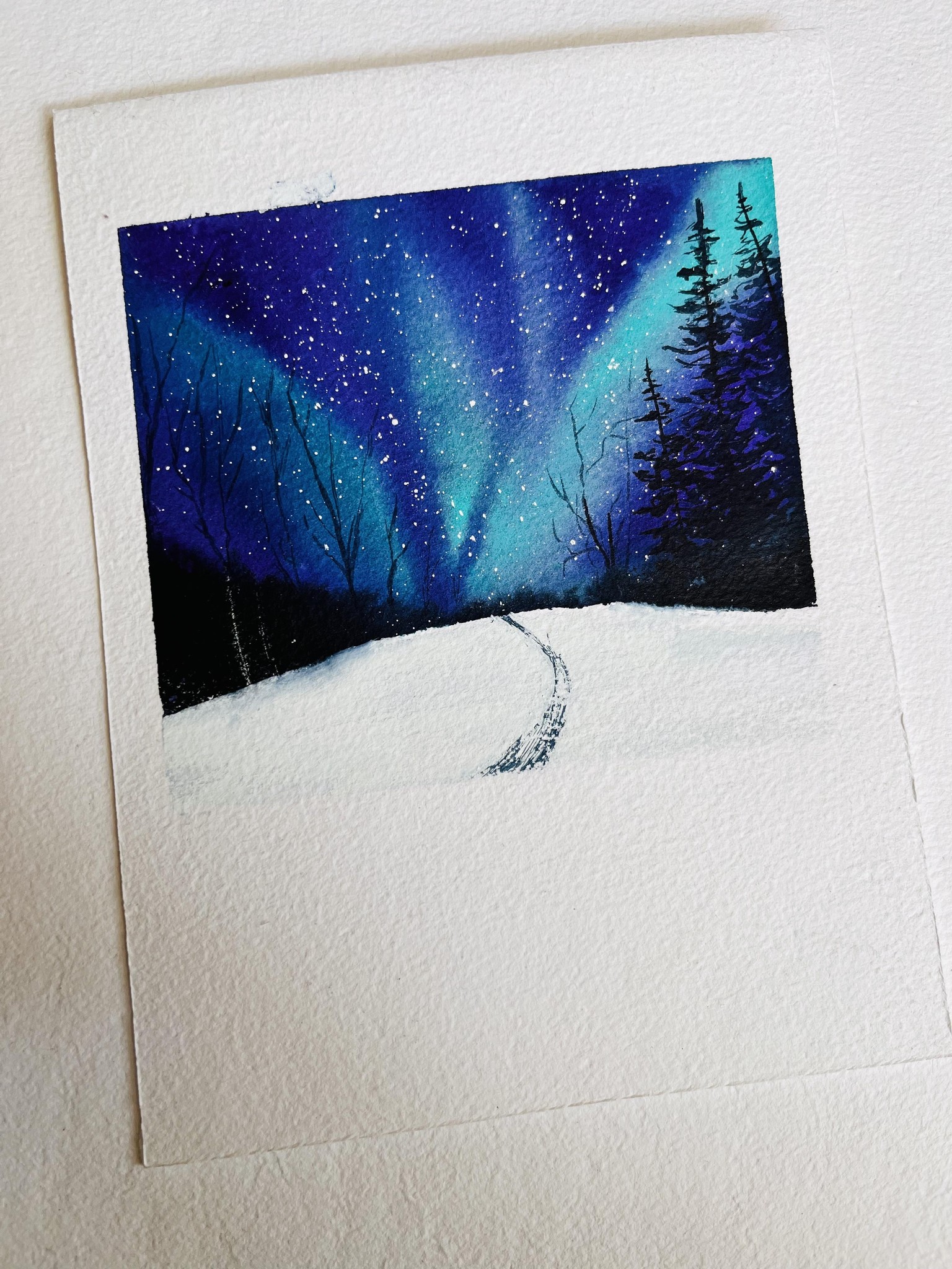 30 Days Winter Watercolours - image 5 - student project