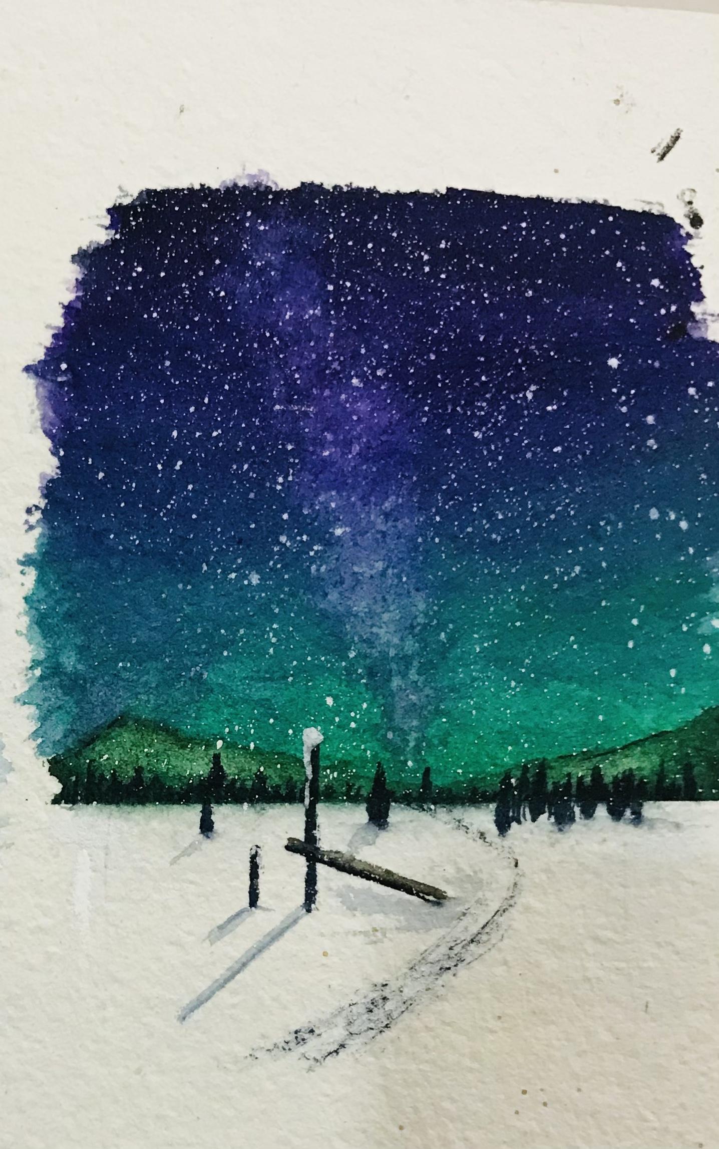 30 Days Winter Watercolours - image 8 - student project